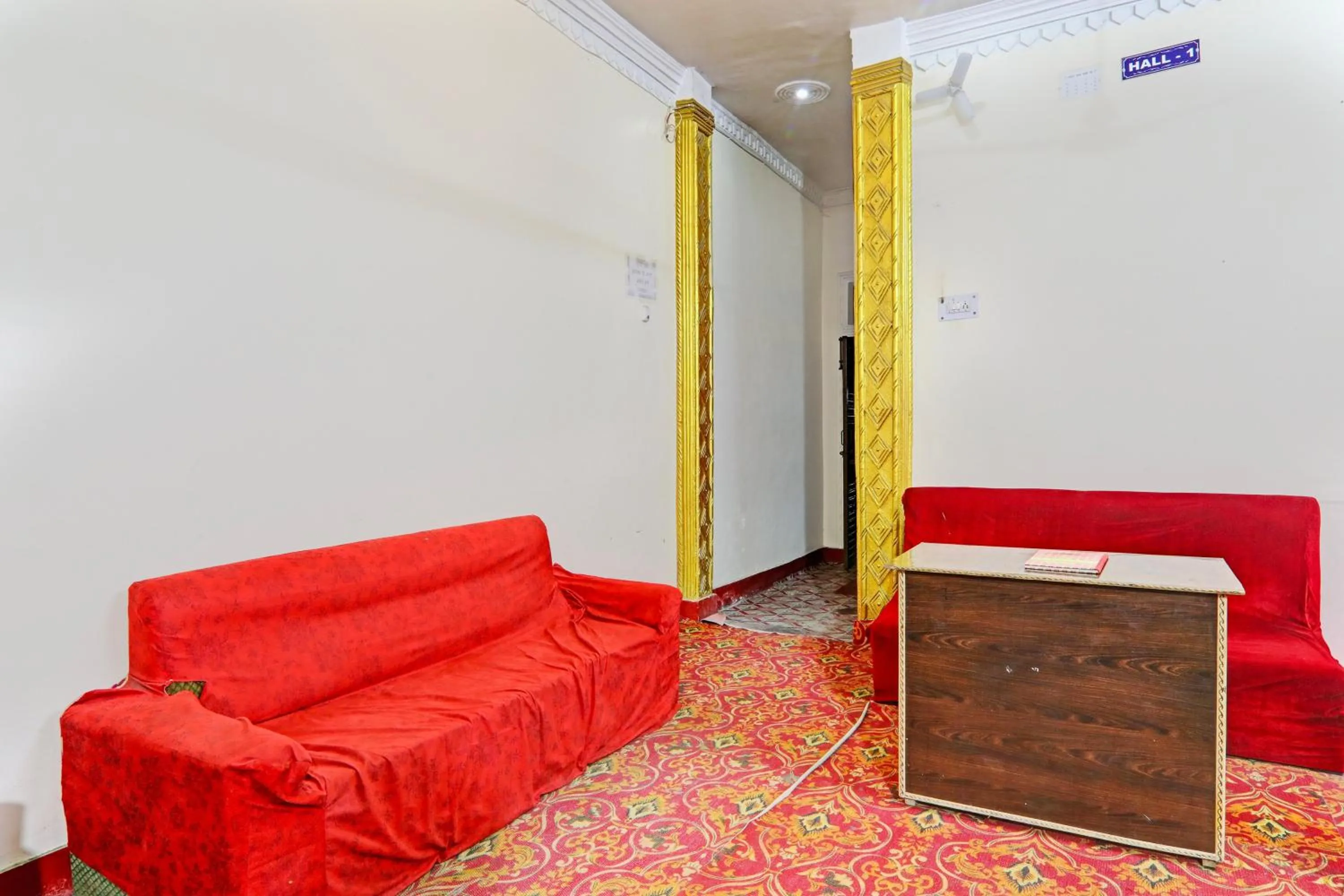 Lobby or reception in Hotel O Home Om marriage hall