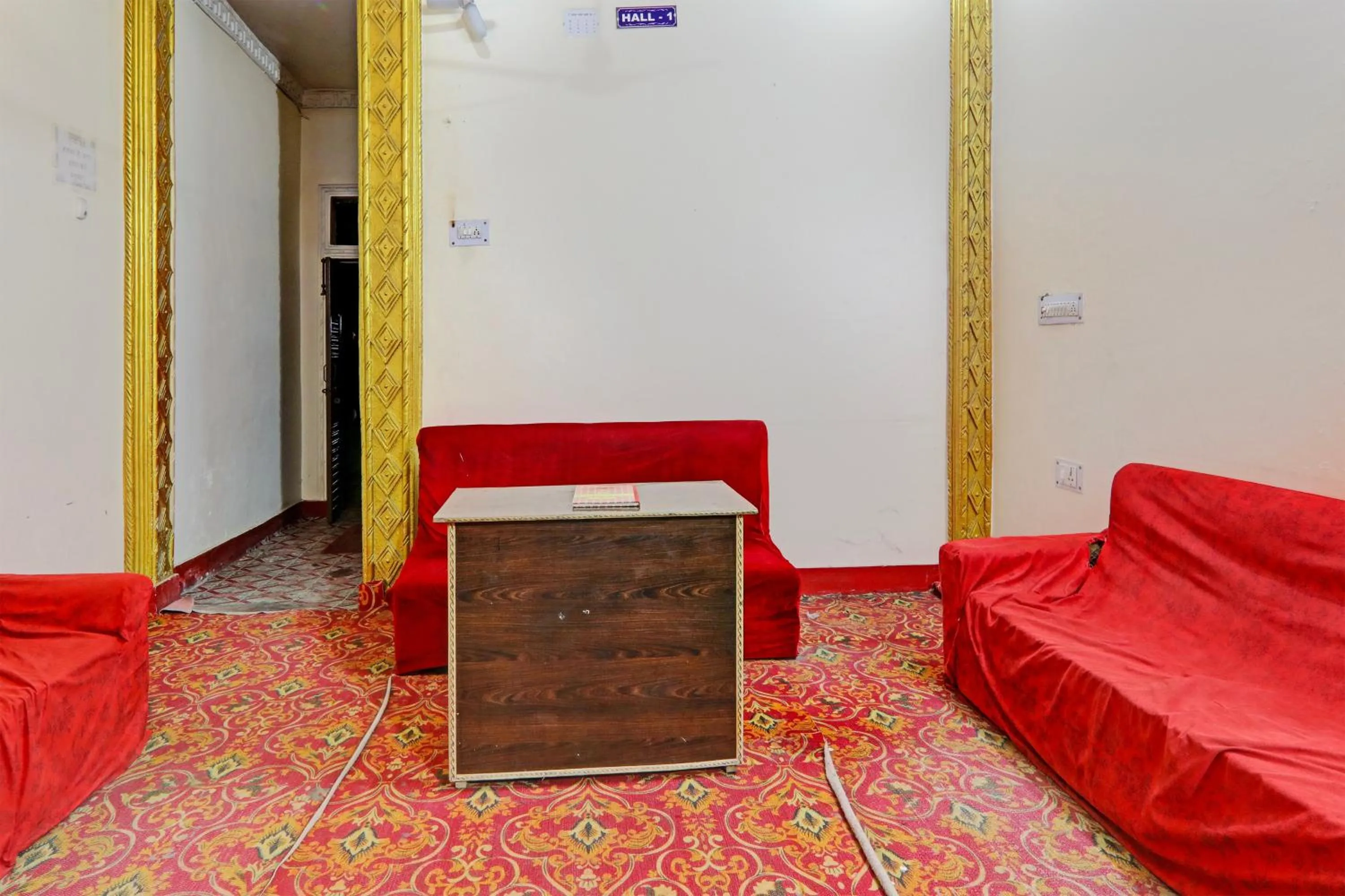 Lobby or reception in Hotel O Home Om marriage hall