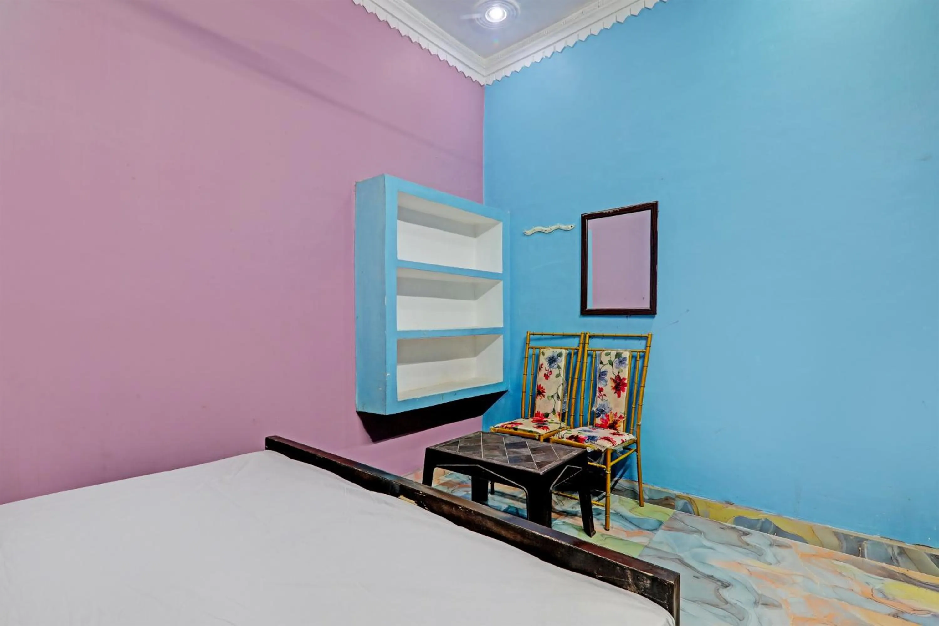 Bedroom, Bed in Hotel O Home Om marriage hall