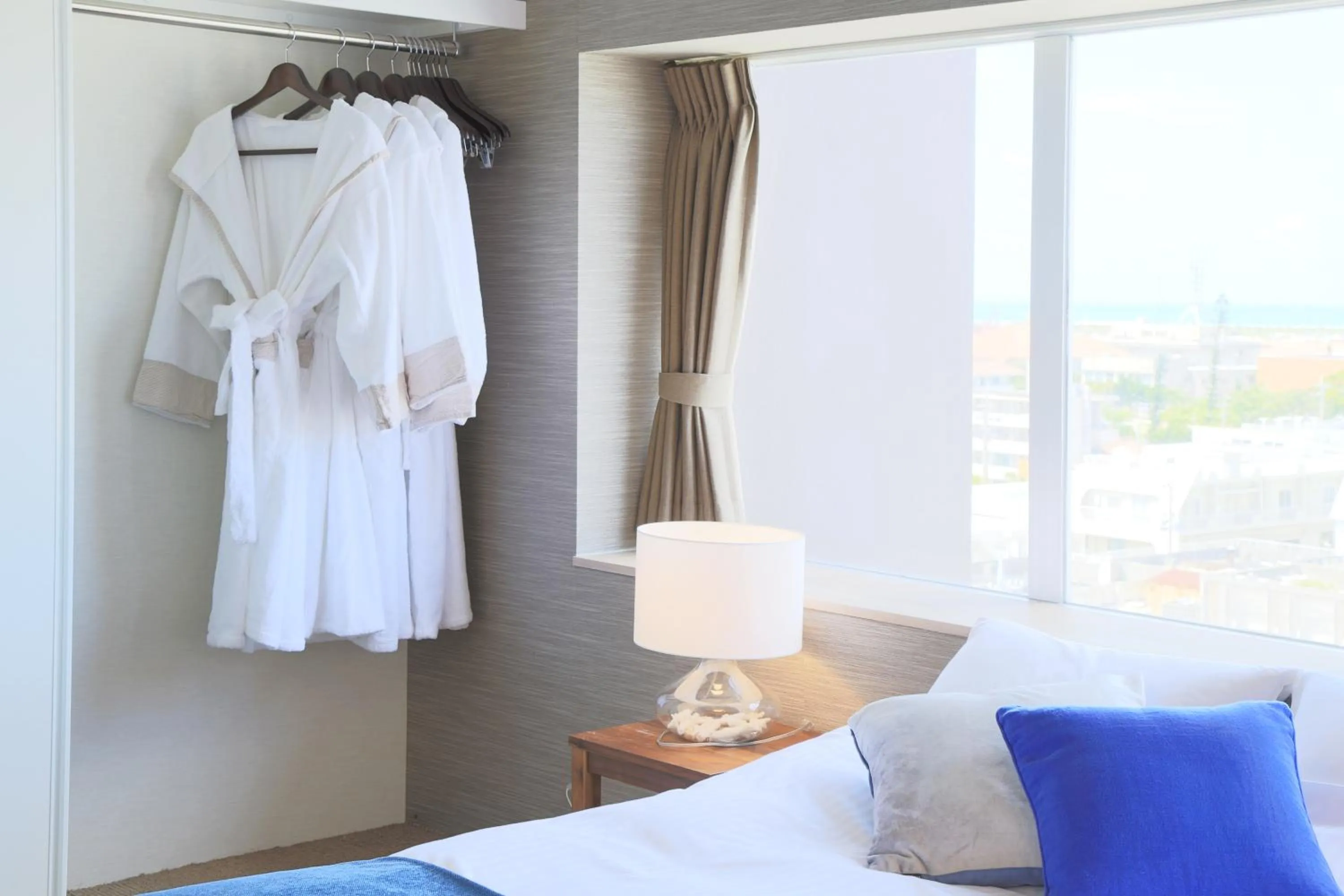 Bedroom, Bed in Sky Cuculu Ishigakijima