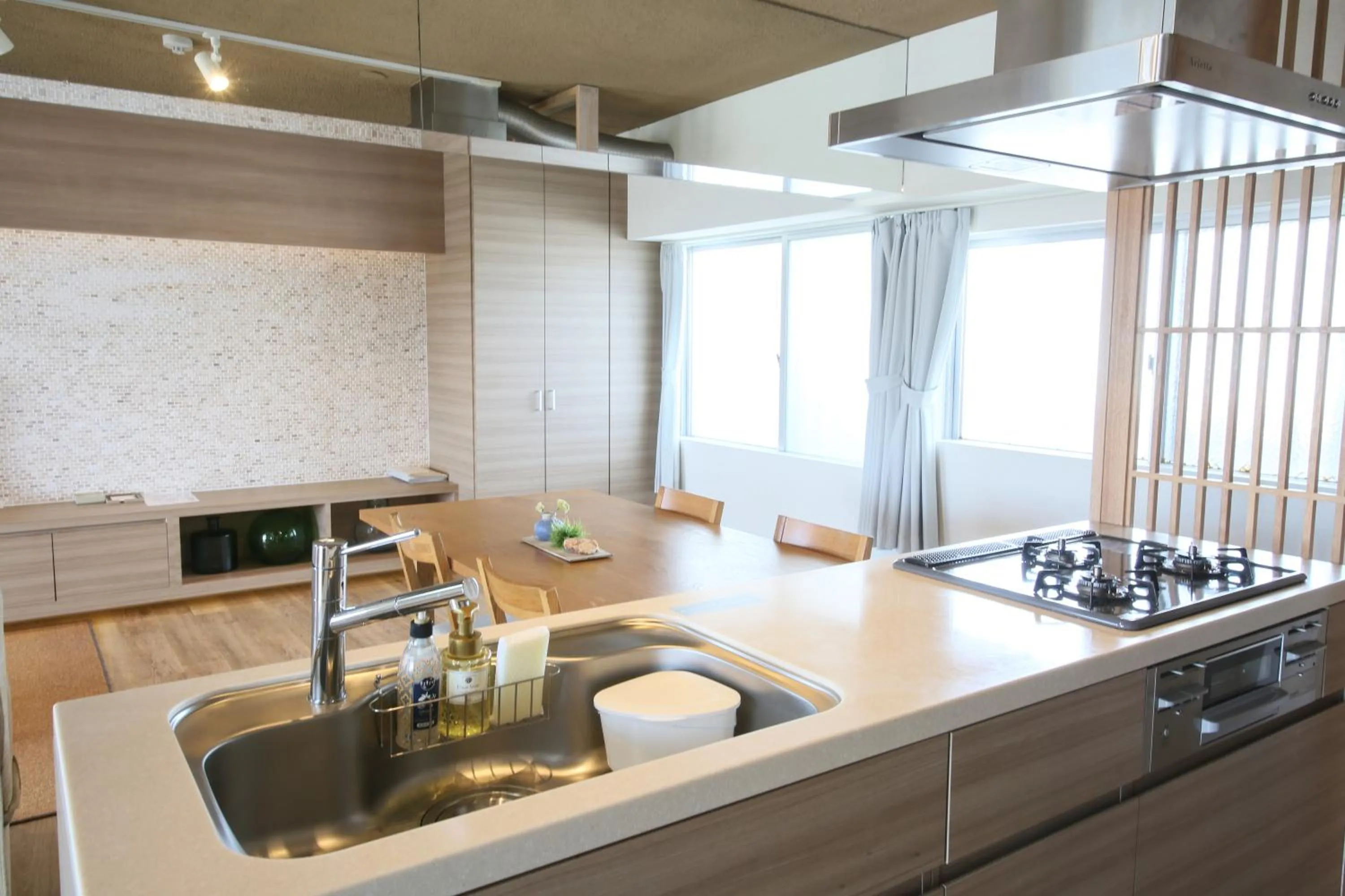 Kitchen or kitchenette in Sky Cuculu Ishigakijima