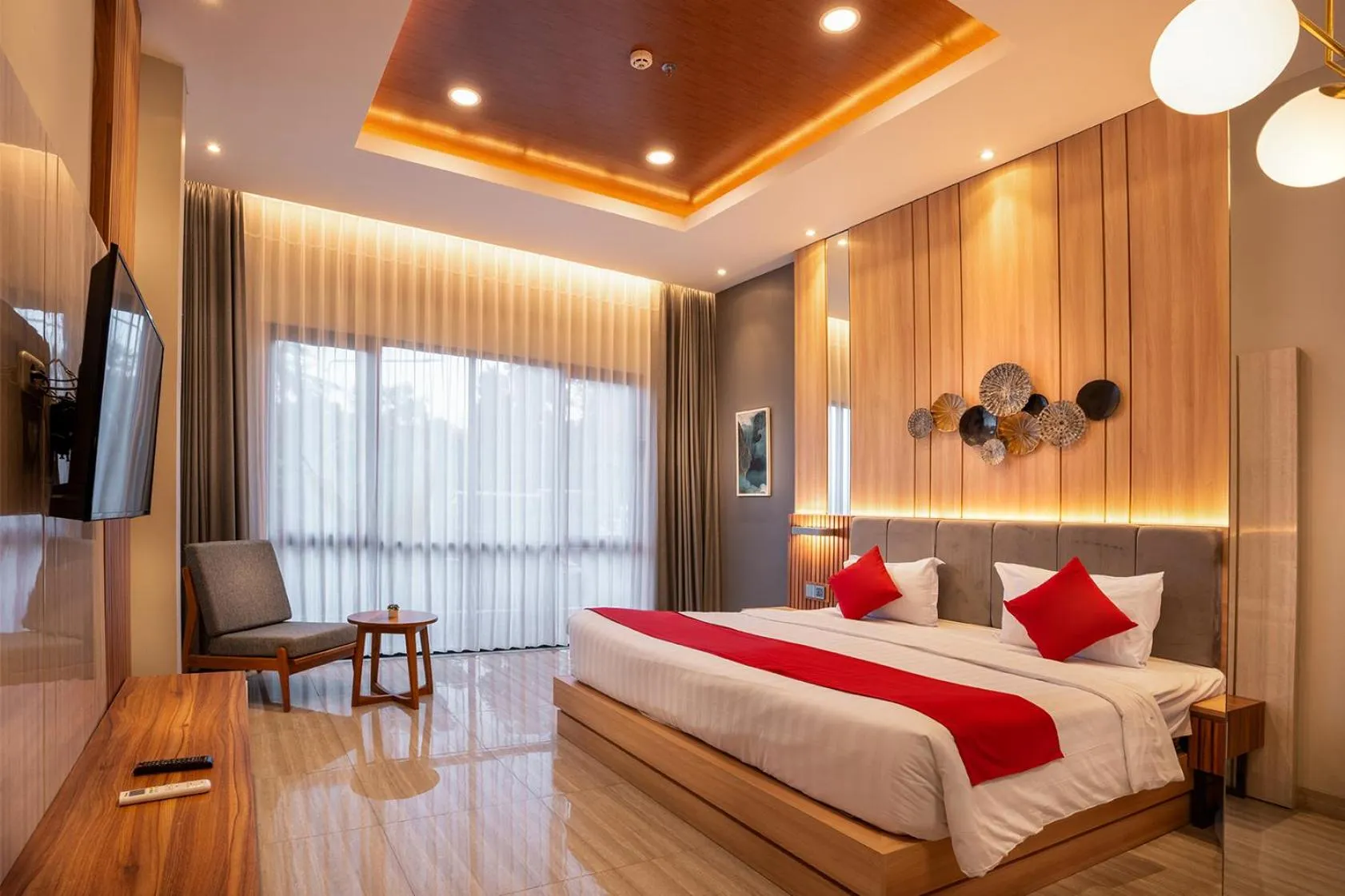 Bed in Griya Persada Convention Hotel & Resort Bandungan