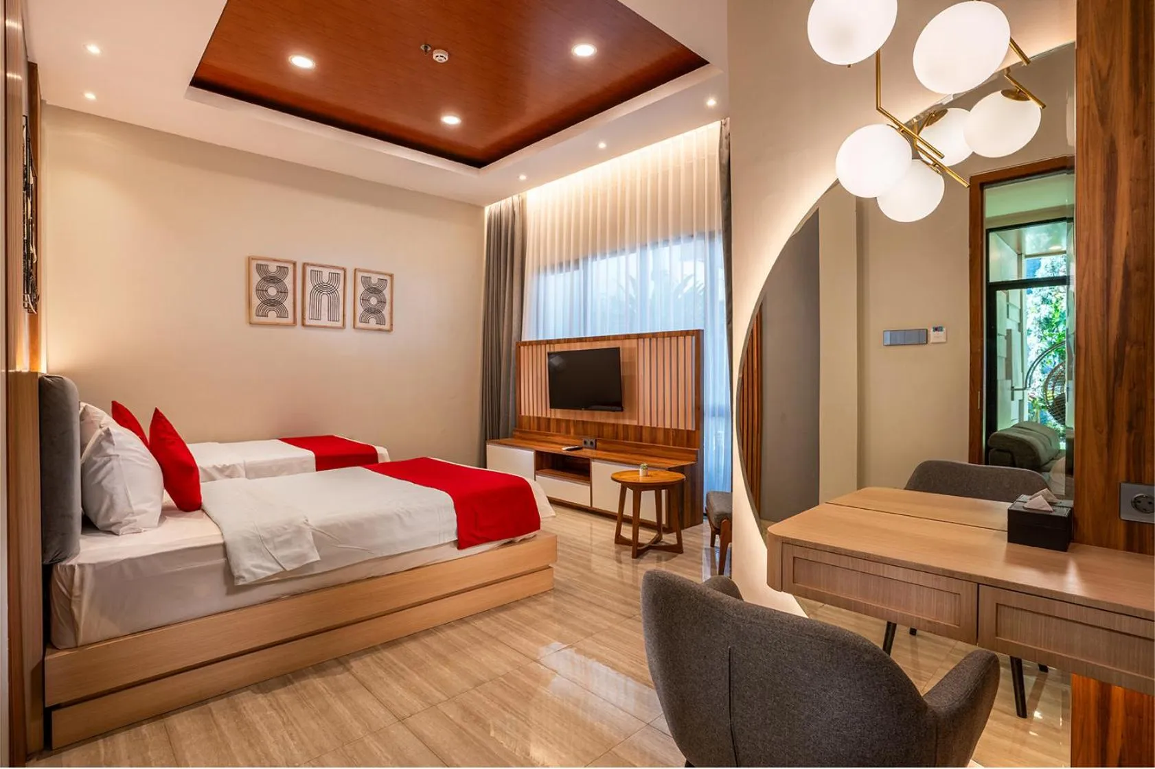 Bed in Griya Persada Convention Hotel & Resort Bandungan