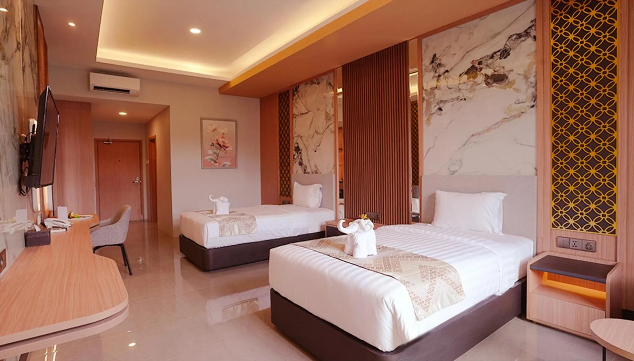 Bed in Griya Persada Convention Hotel & Resort Bandungan