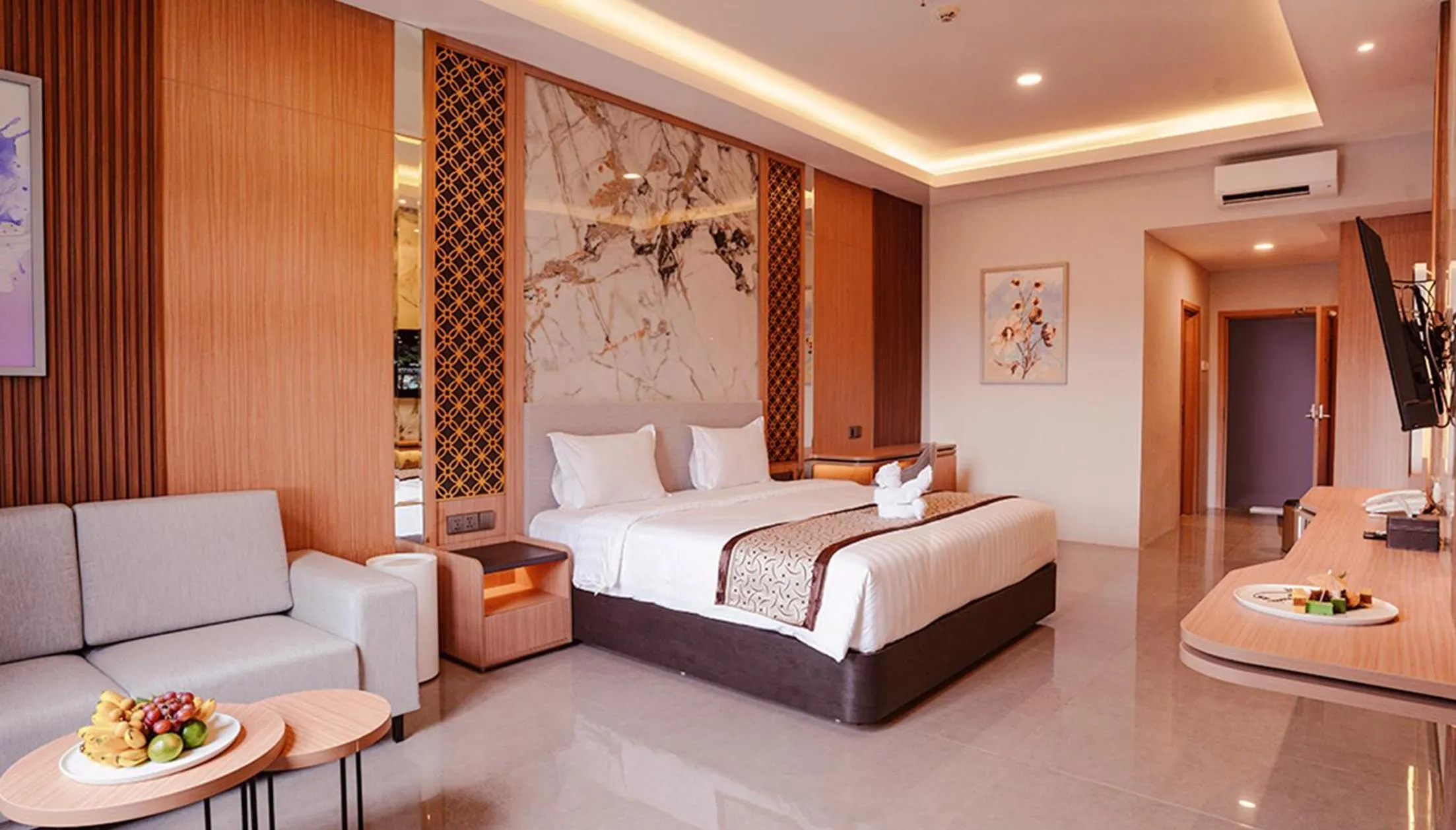 Bed in Griya Persada Convention Hotel & Resort Bandungan
