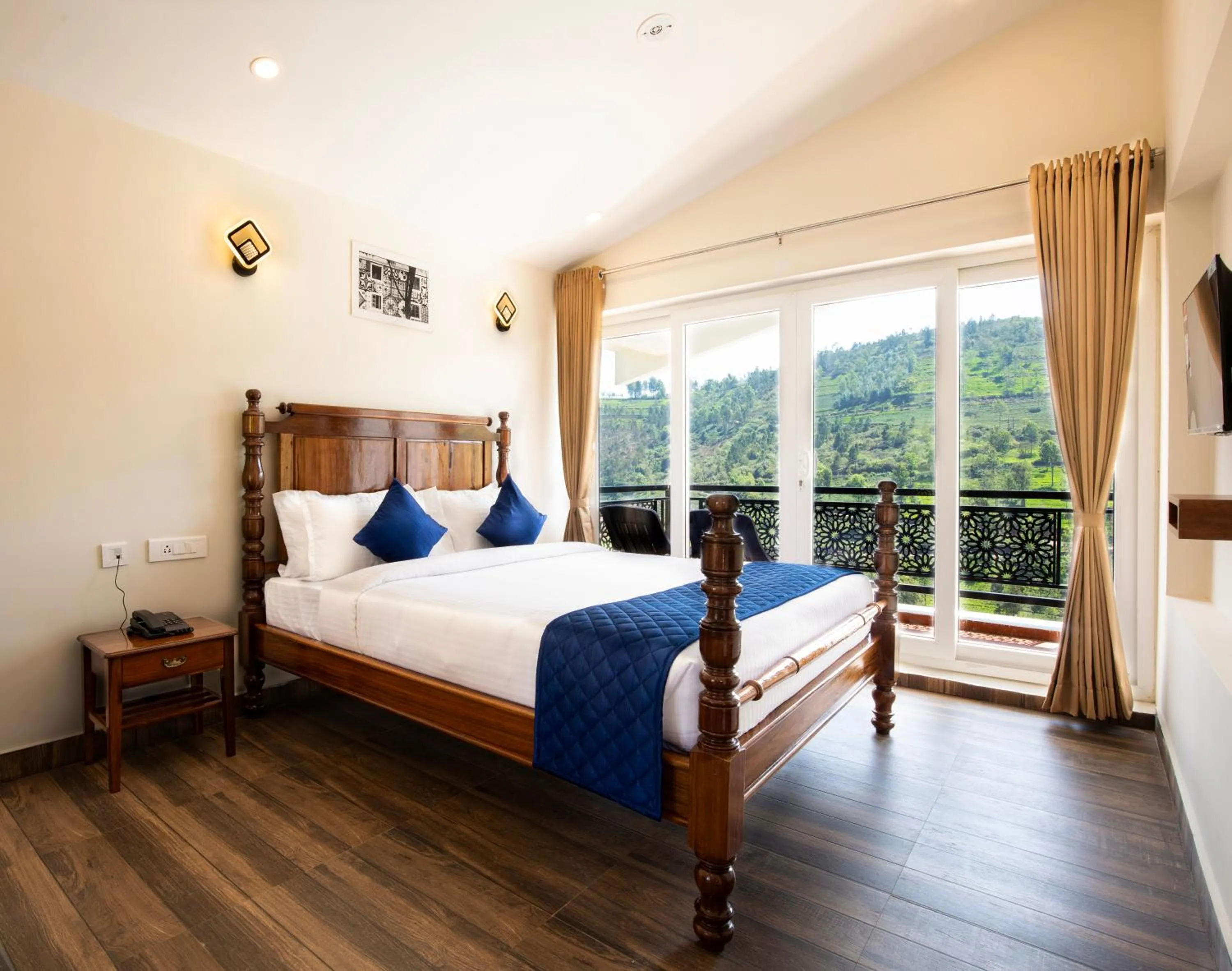Bed in COASTAL GRAND RESORT - KOTAGIRI