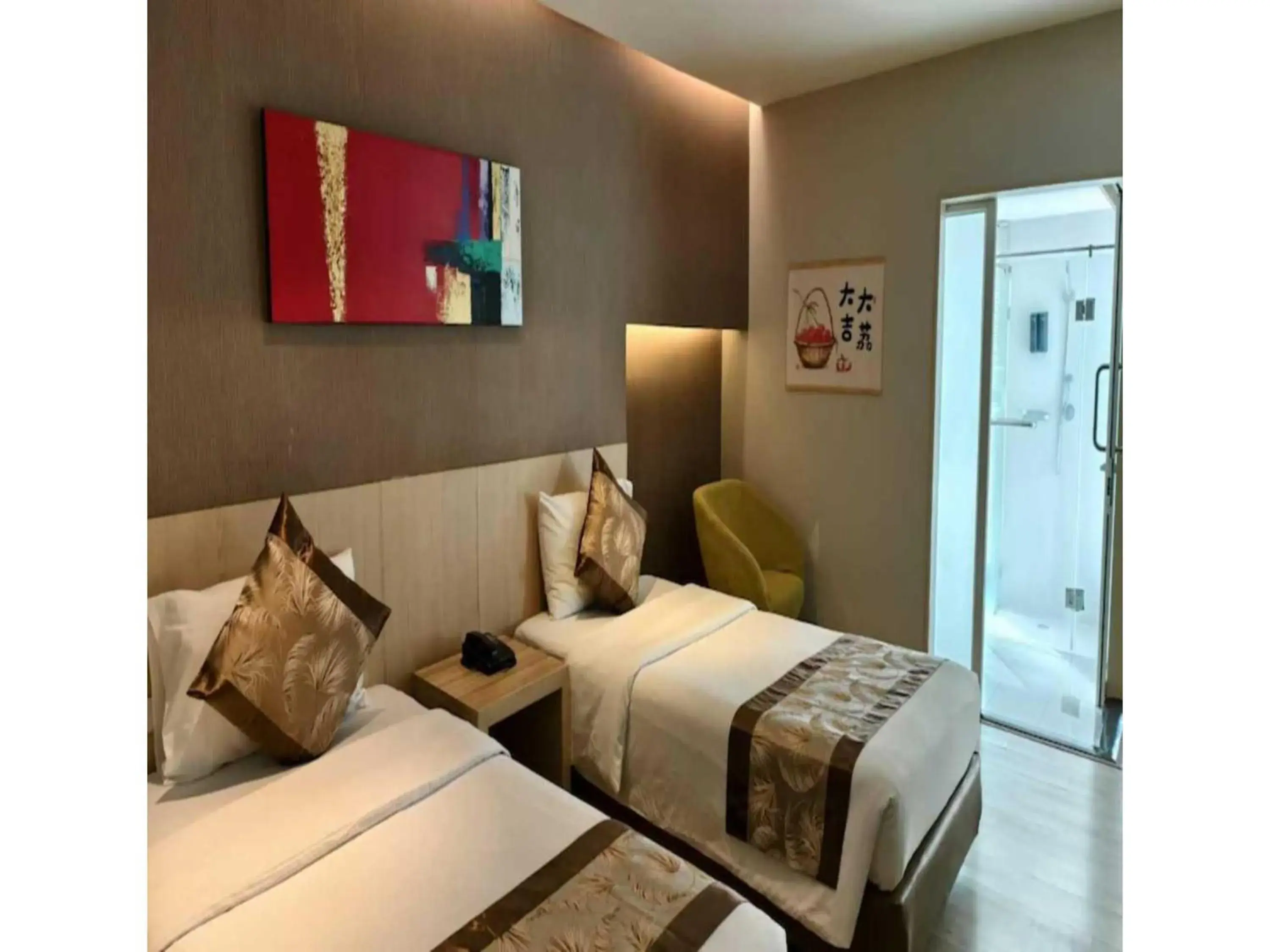 Standard Twin Room in Palette Hi Hotel Bangkok Standard Twin Room in Palette Hi Hotel Bangkok