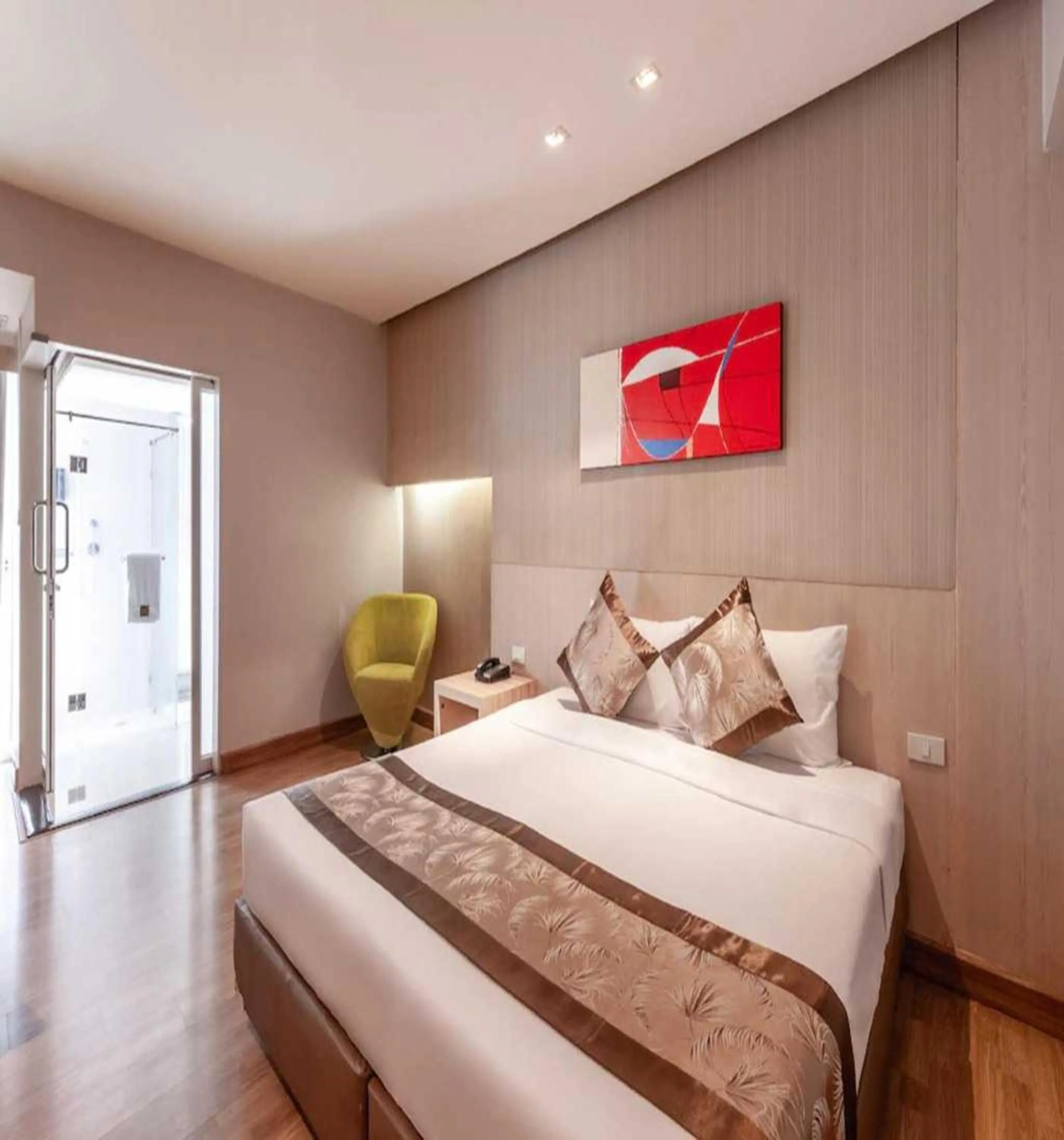 Photo of the whole room, Bed in Palette Hi Hotel Bangkok