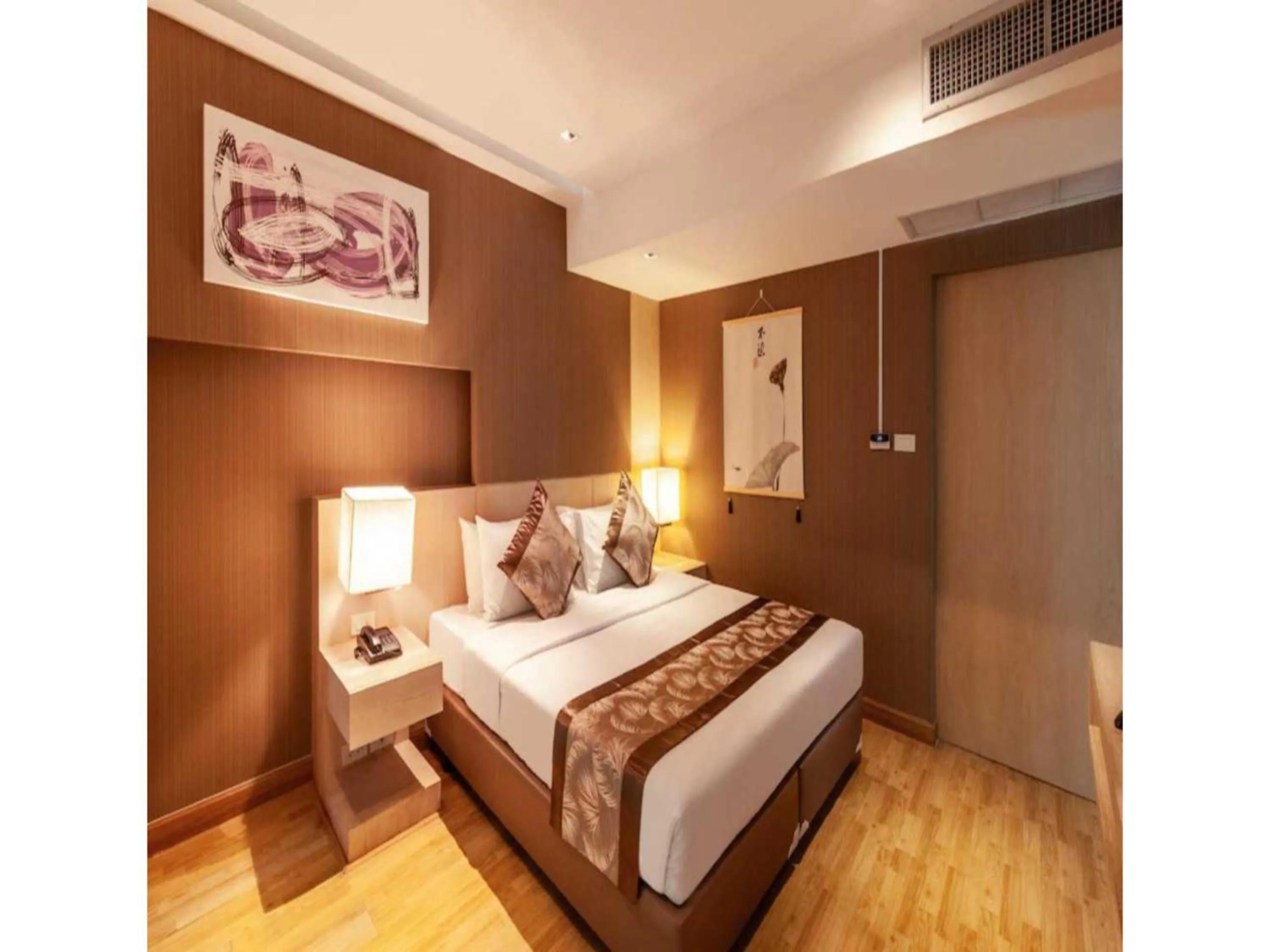 Bedroom, Bed in Palette Hi Hotel Bangkok