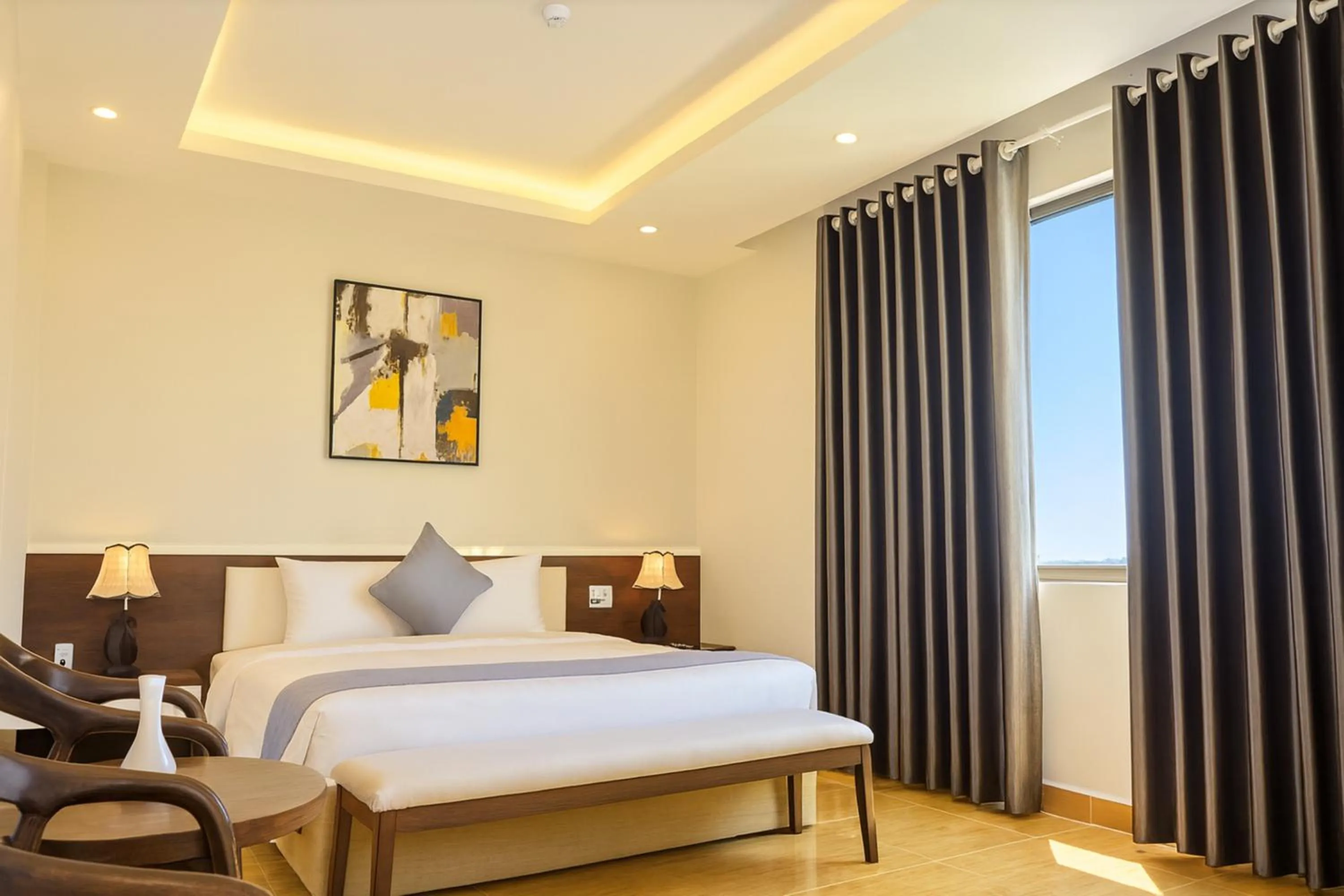 Bed in An Tín Hotel