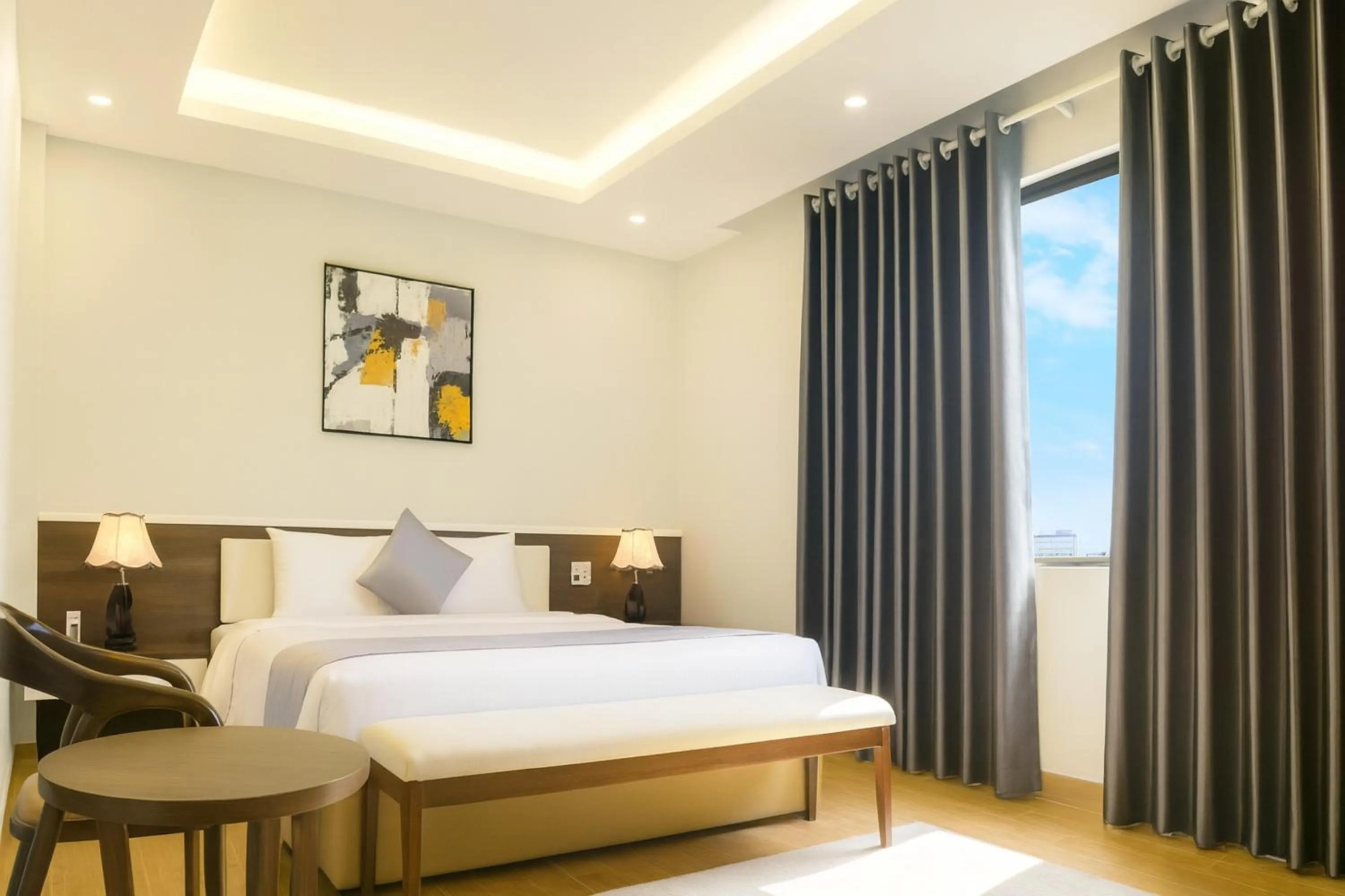 Bed in An Tín Hotel