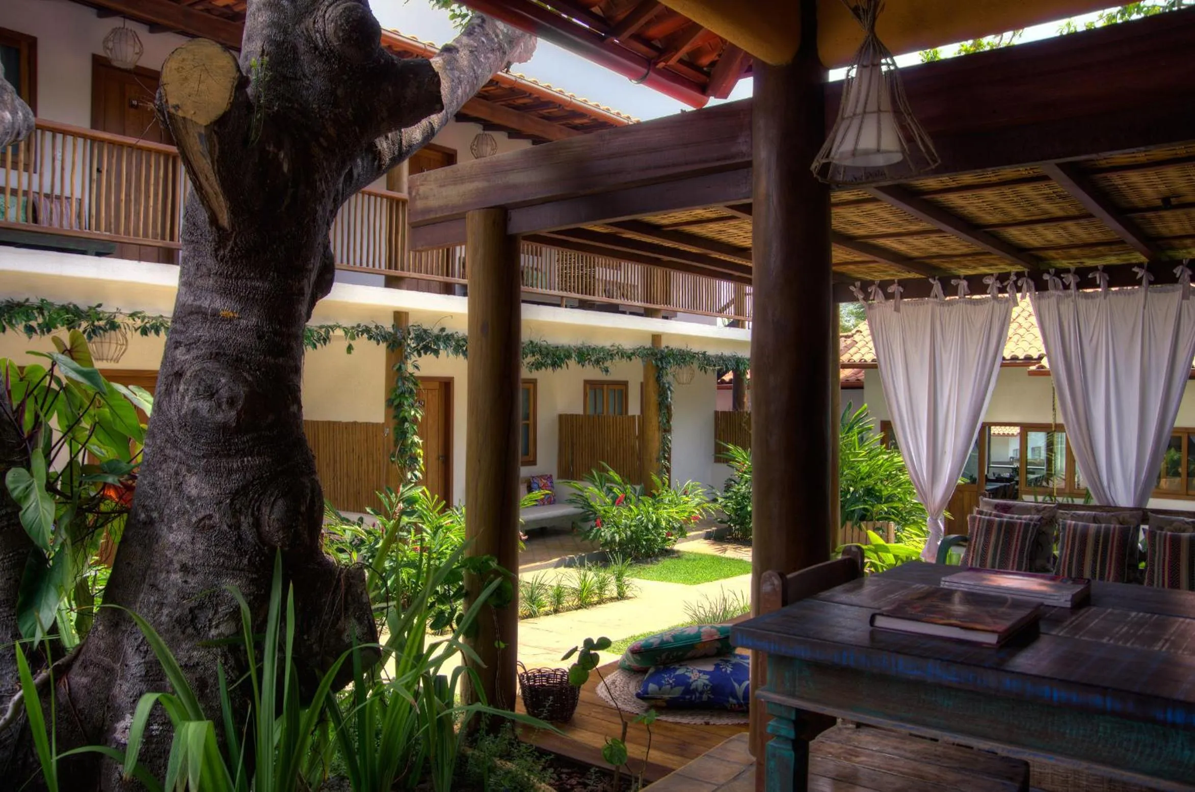 Garden in Pousada Maria Pitanga