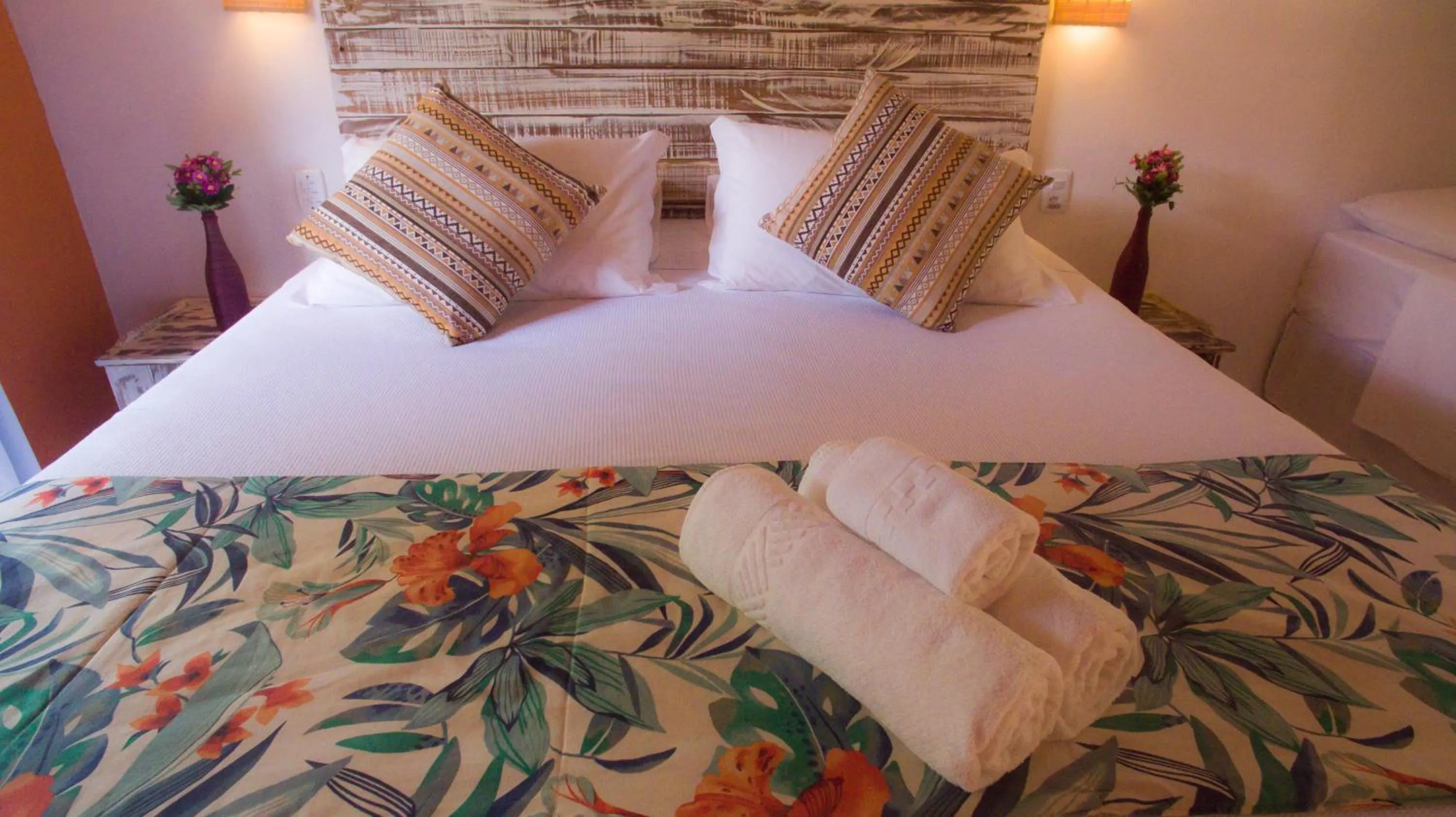 Bed in Pousada Maria Pitanga