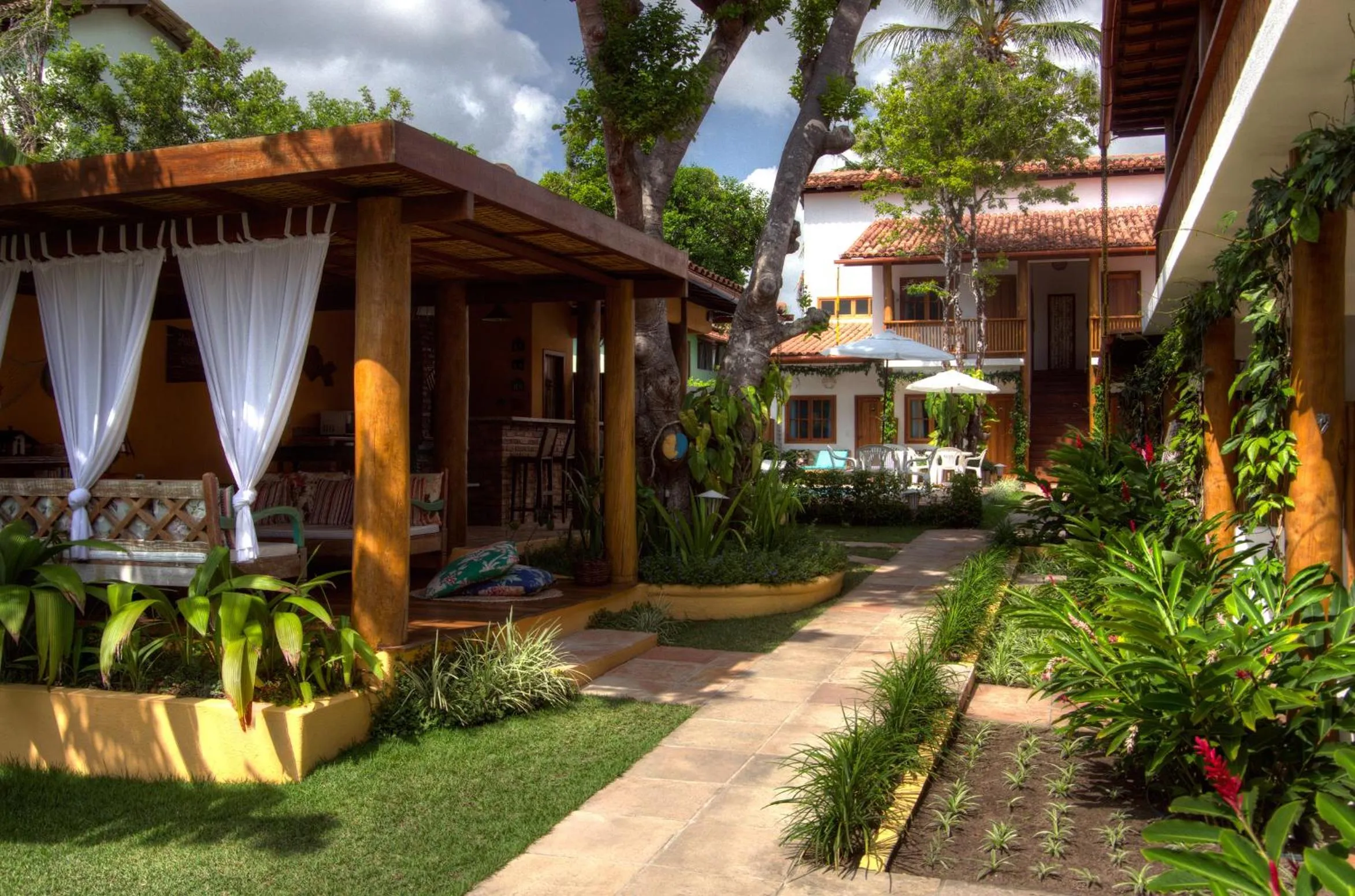 Garden in Pousada Maria Pitanga