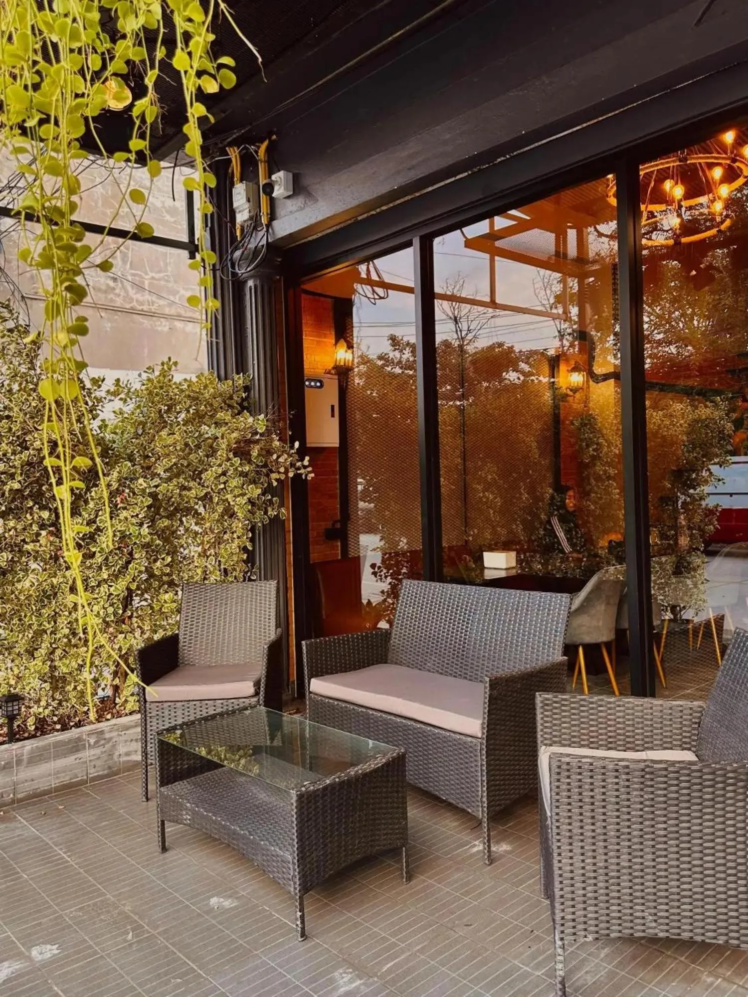 Balcony/Terrace in Hostel Friends Station & Cafe