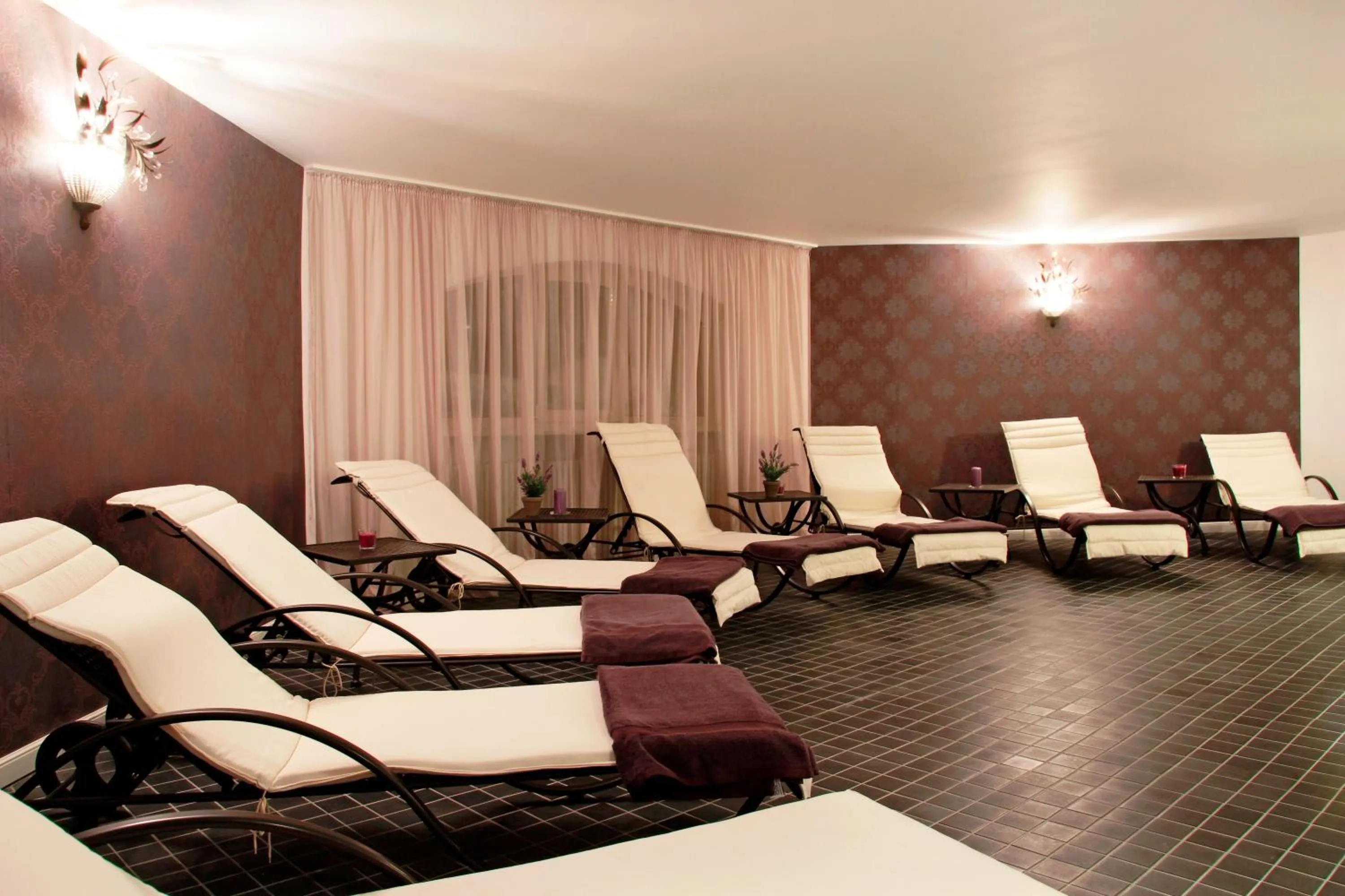 Seating area in Hotel Palace