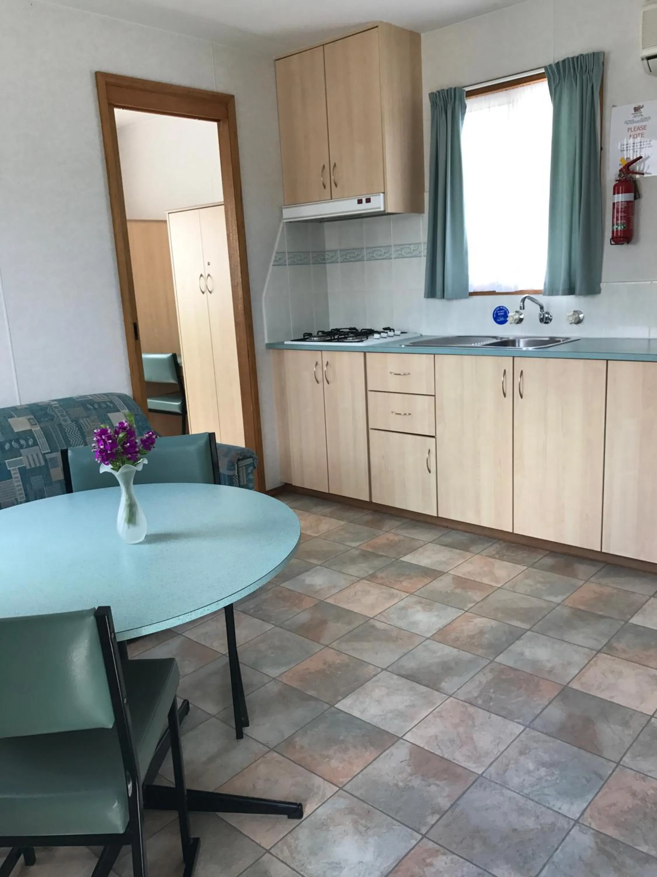 Kitchen or kitchenette in Prom Central Caravan Park