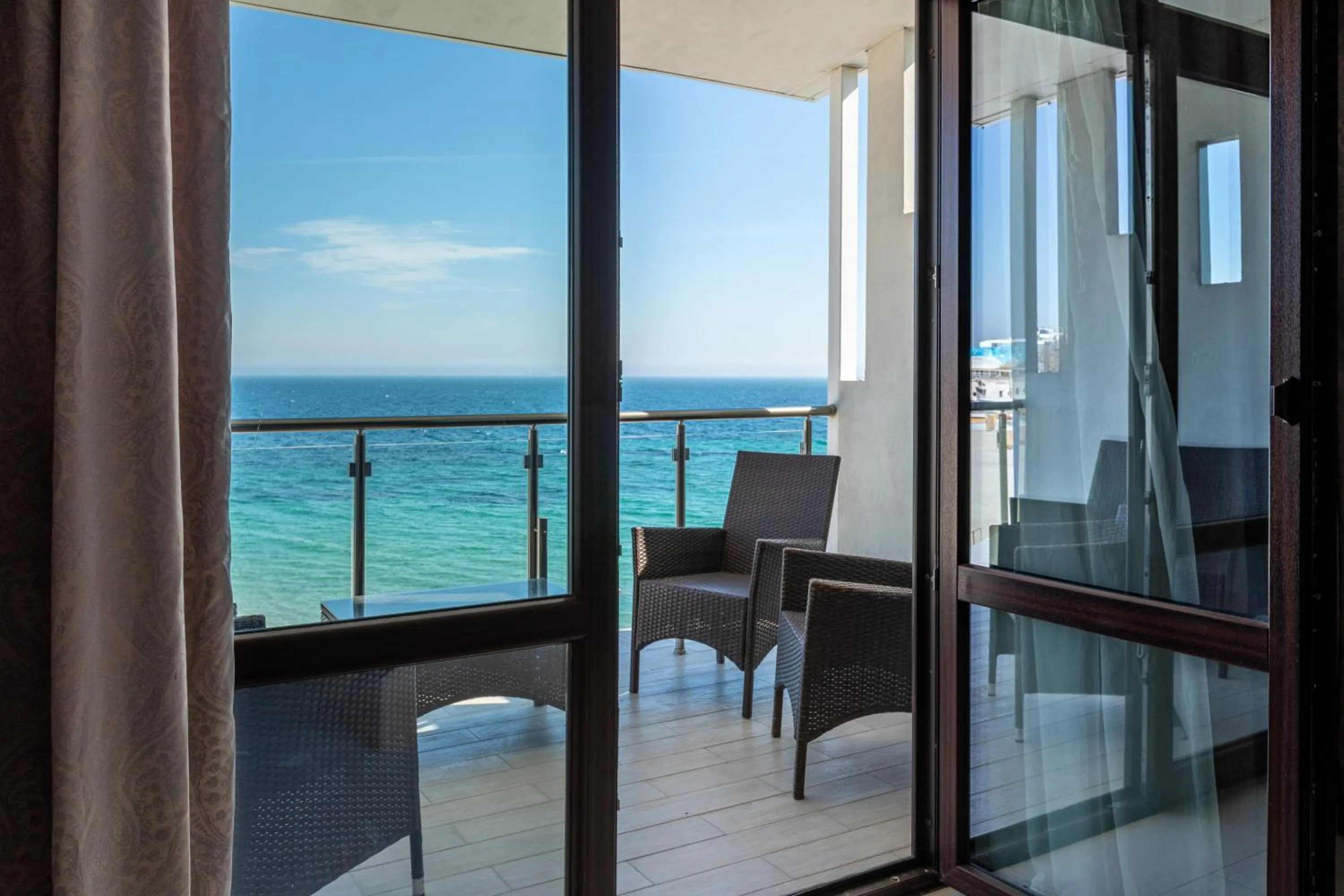 Balcony/Terrace in Design Hotel Skopeli