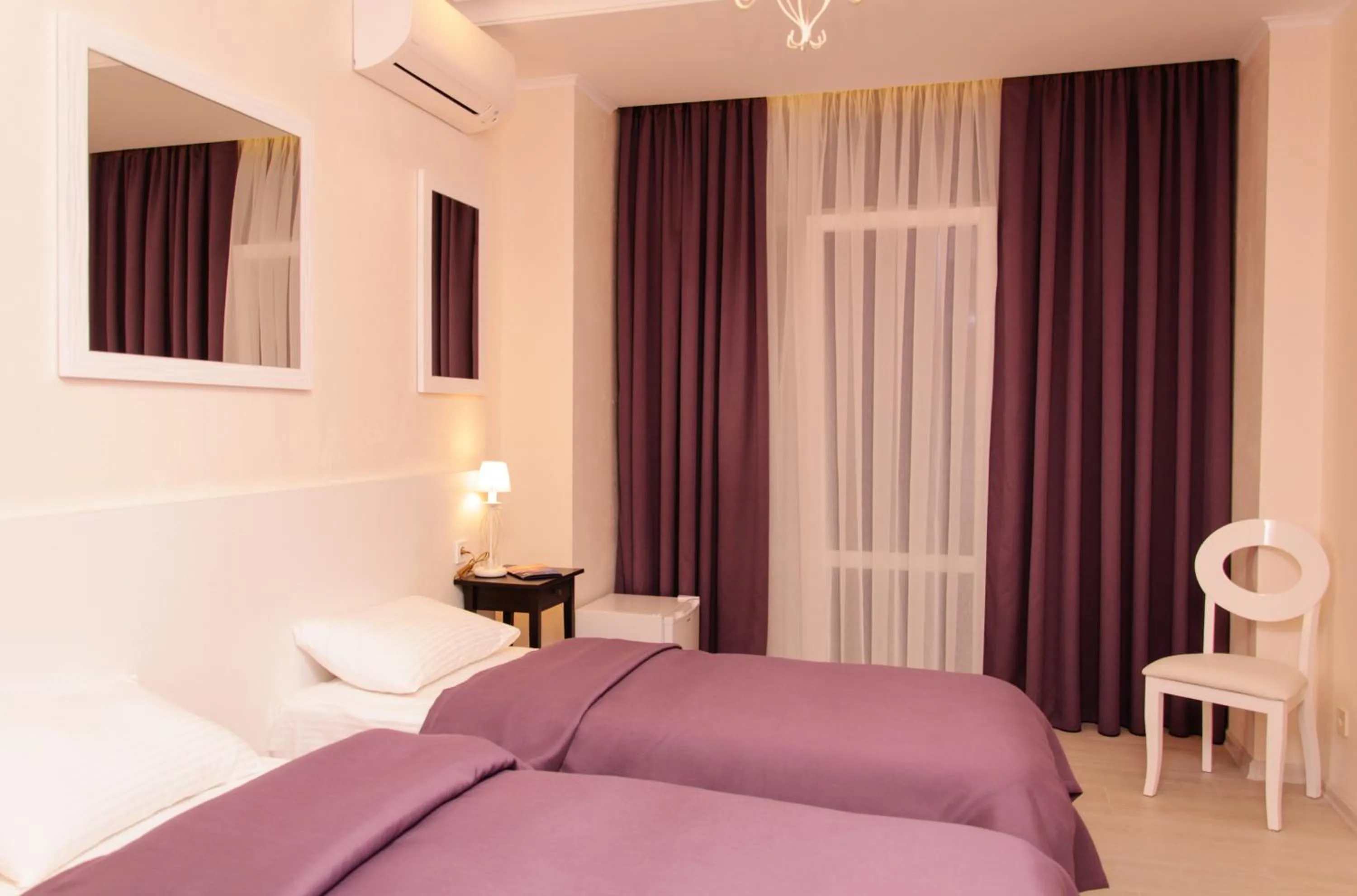 Decorative detail, Bed in Design Hotel Skopeli