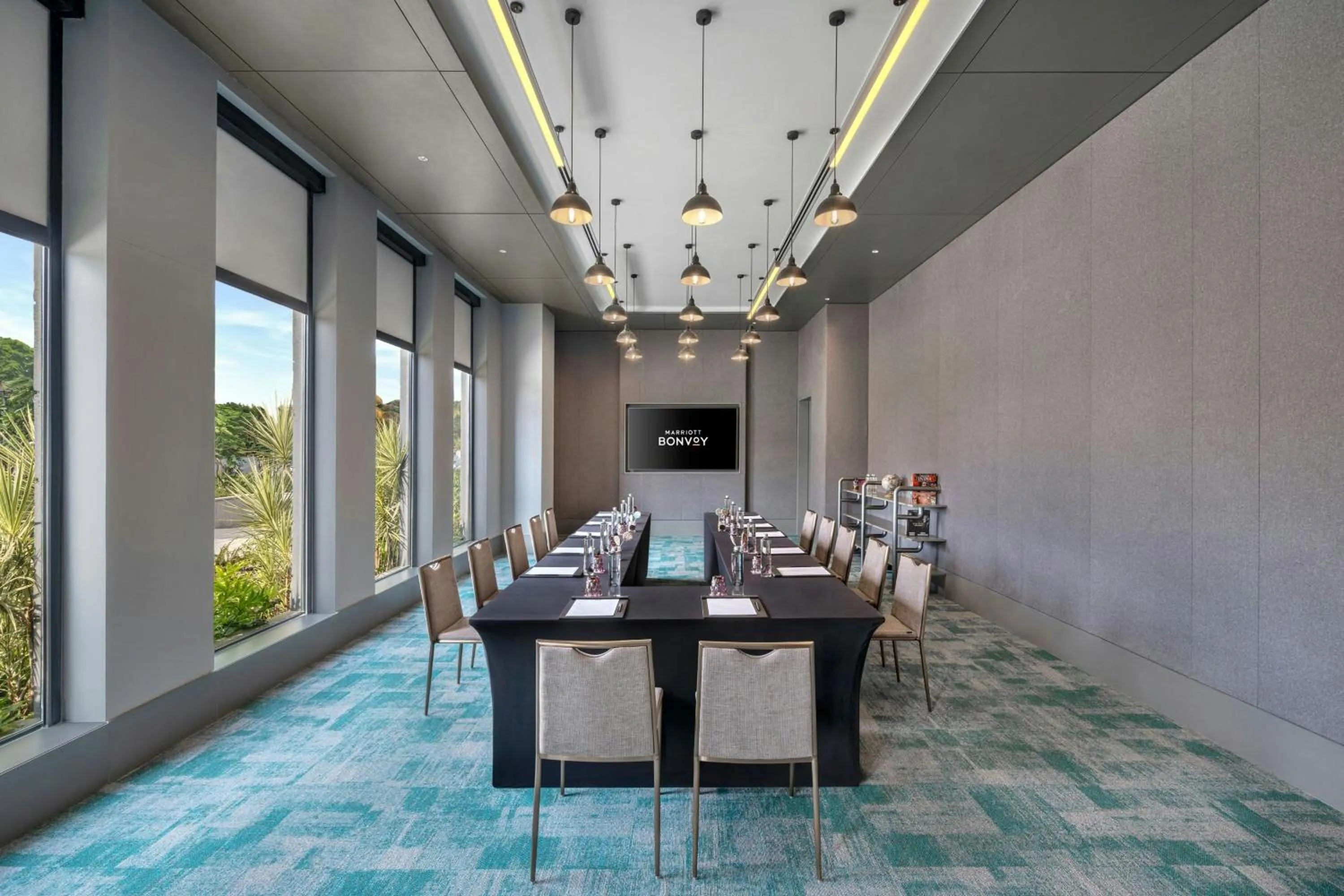 Meeting/conference room in Moxy Bengaluru Airport Prestige Tech Cloud