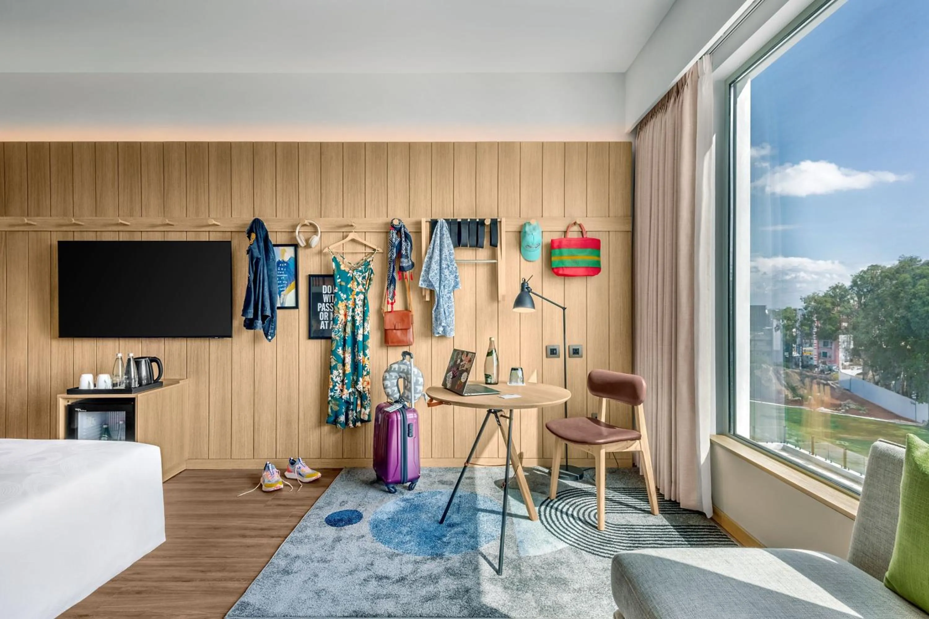 Photo of the whole room in Moxy Bengaluru Airport Prestige Tech Cloud