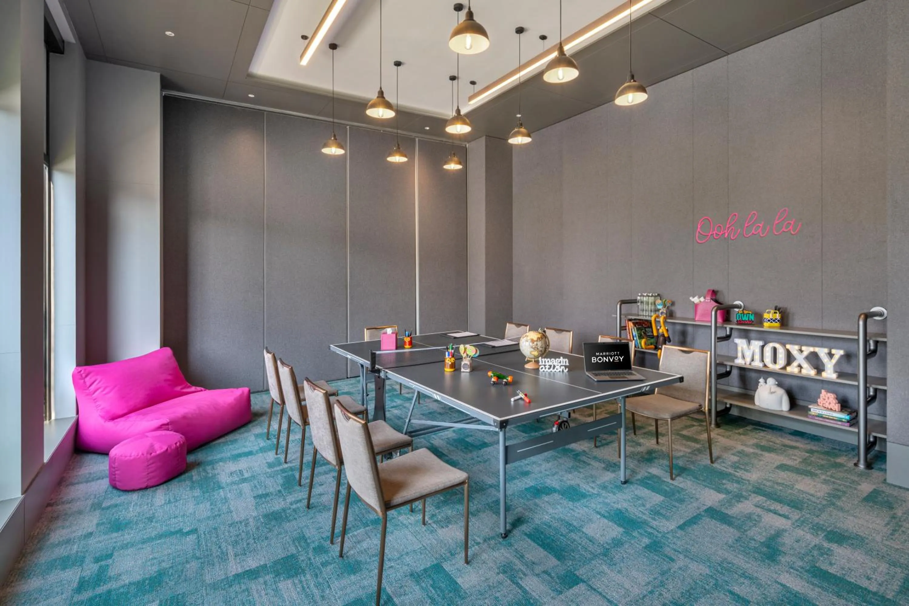 Meeting/conference room in Moxy Bengaluru Airport Prestige Tech Cloud