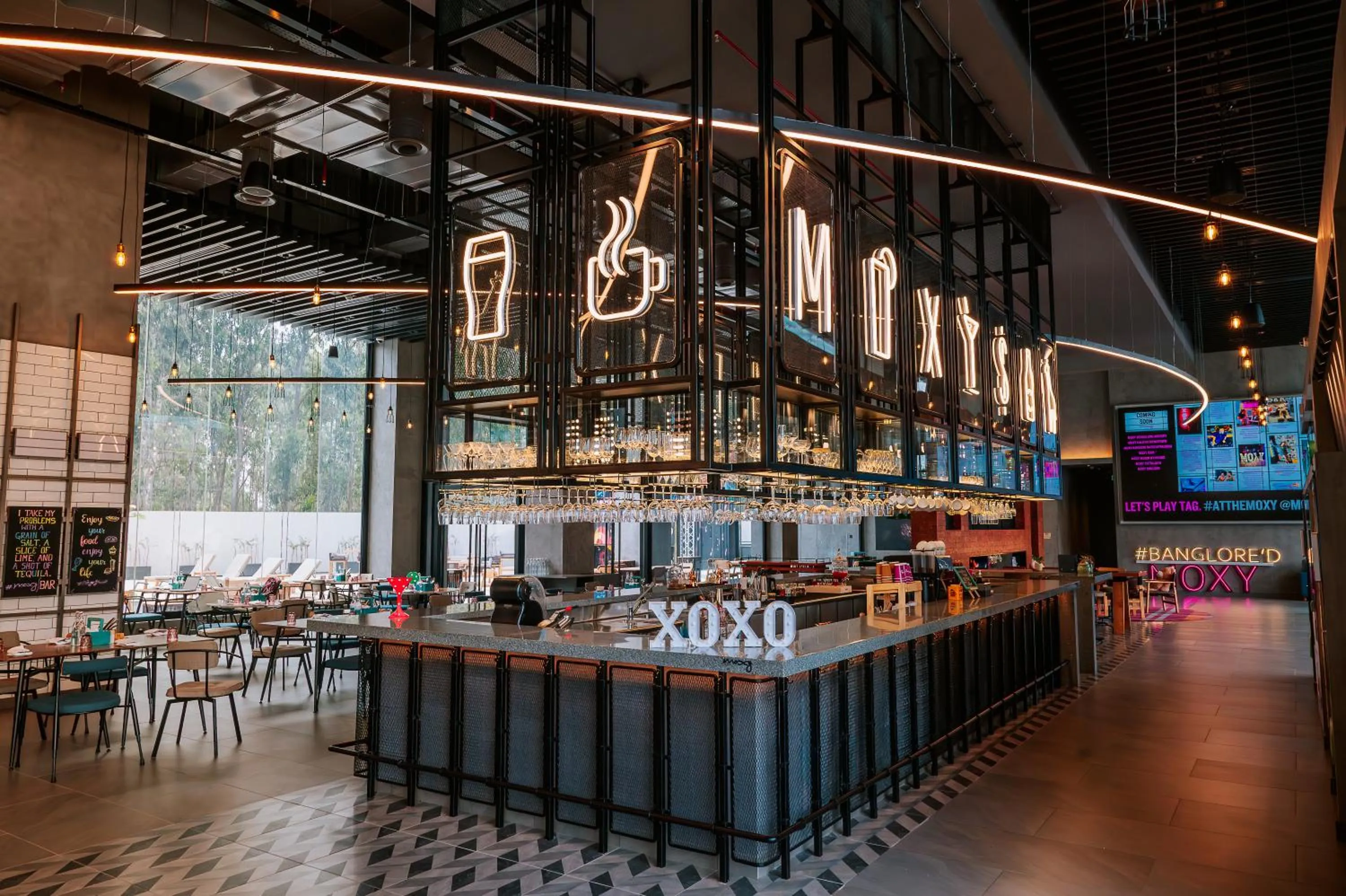 Restaurant/places to eat in Moxy Bengaluru Airport Prestige Tech Cloud