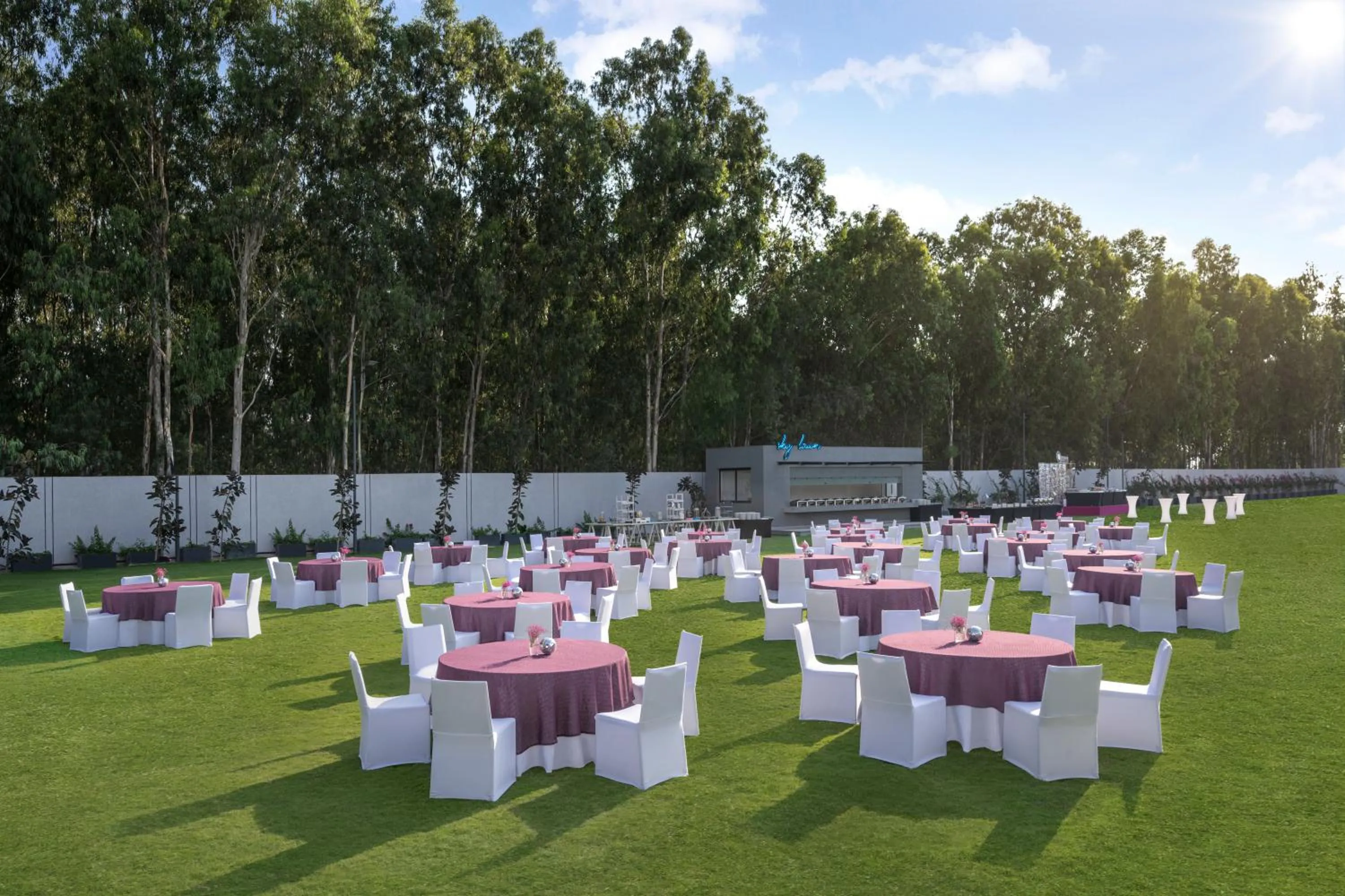 Garden in Moxy Bengaluru Airport Prestige Tech Cloud