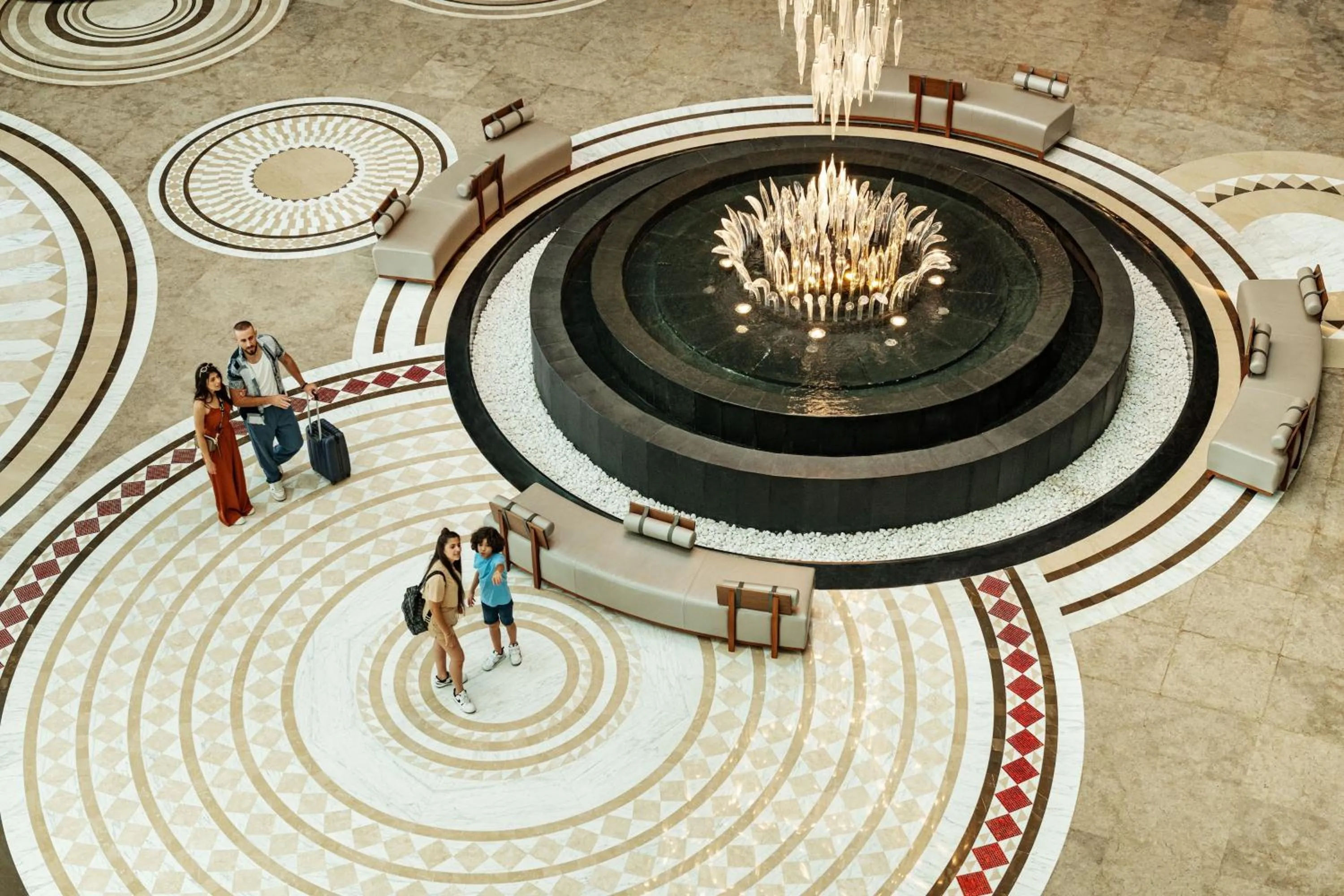 Lobby or reception in Marriott Marquis Dubai Creek