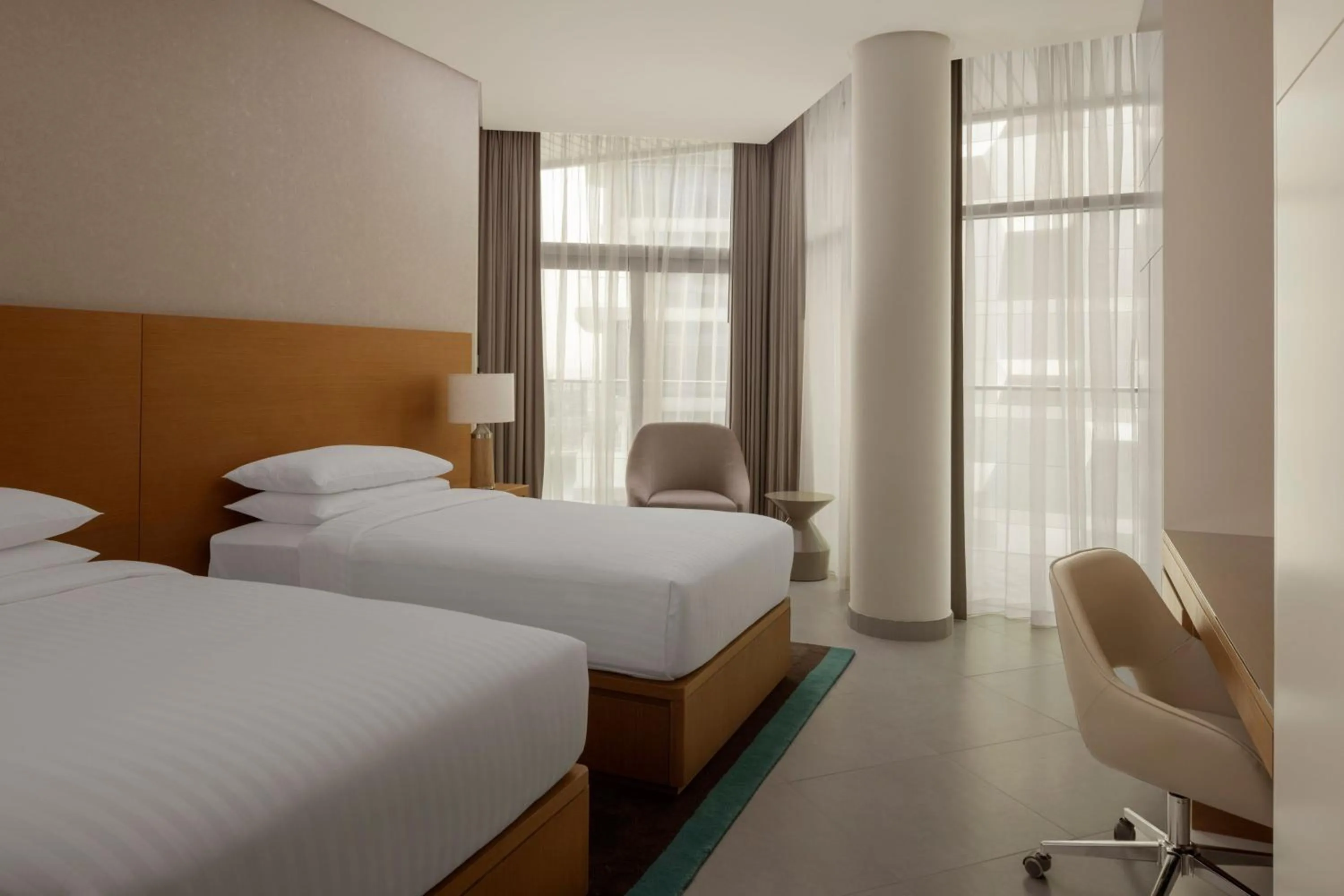 Bedroom, Bed in Marriott Marquis Dubai Creek