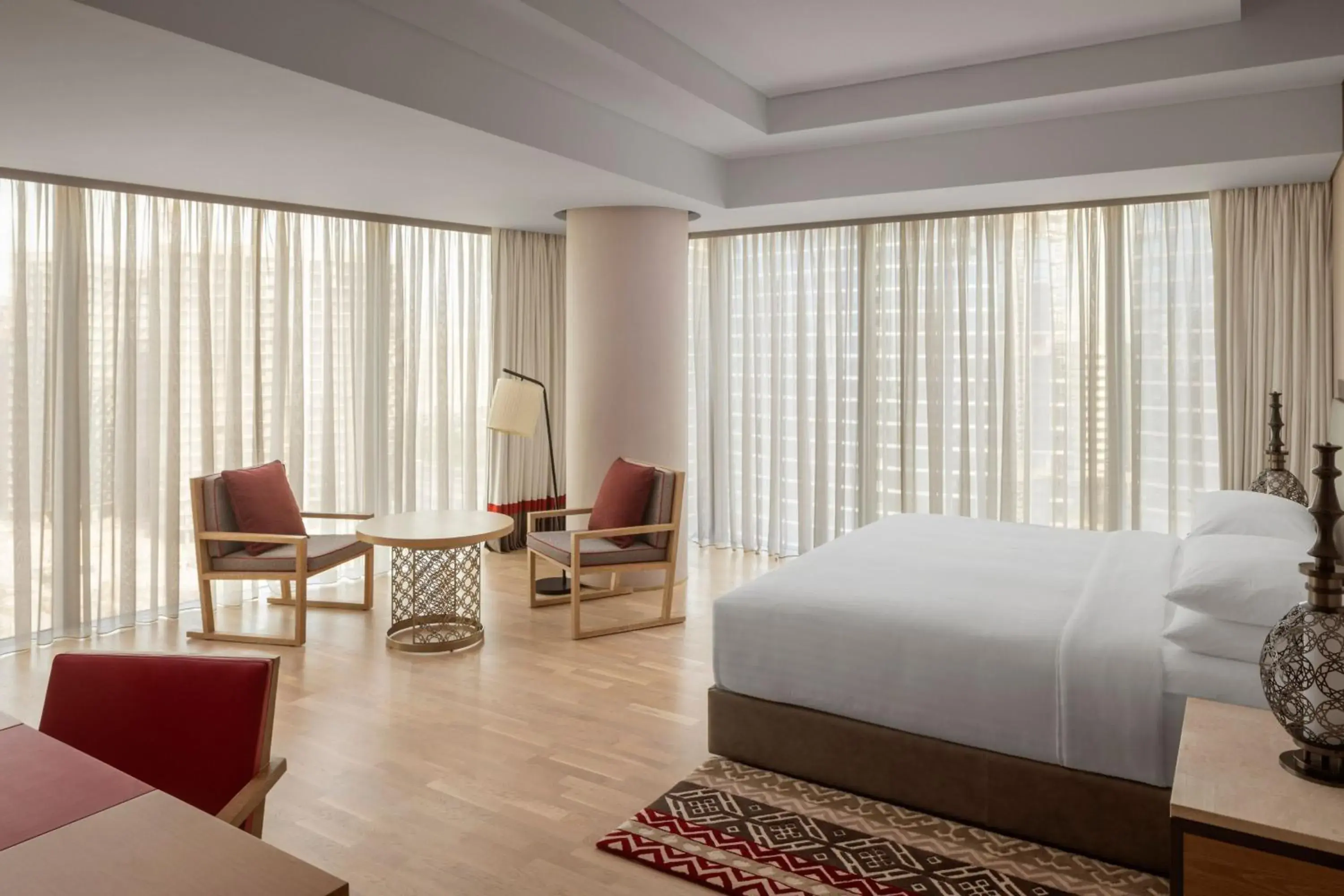 One-Bedroom Suite City View - Includes 24/23 ft Club Lounge Access + Evening Drinks & Buffet (5.30-7.30 PM) in Marriott Marquis Dubai Creek One-Bedroom Suite City View - Includes 24/23 ft Club Lounge Access + Evening Drinks & Buffet (5.30-7.30 PM) in Marriott Marquis Dubai Creek