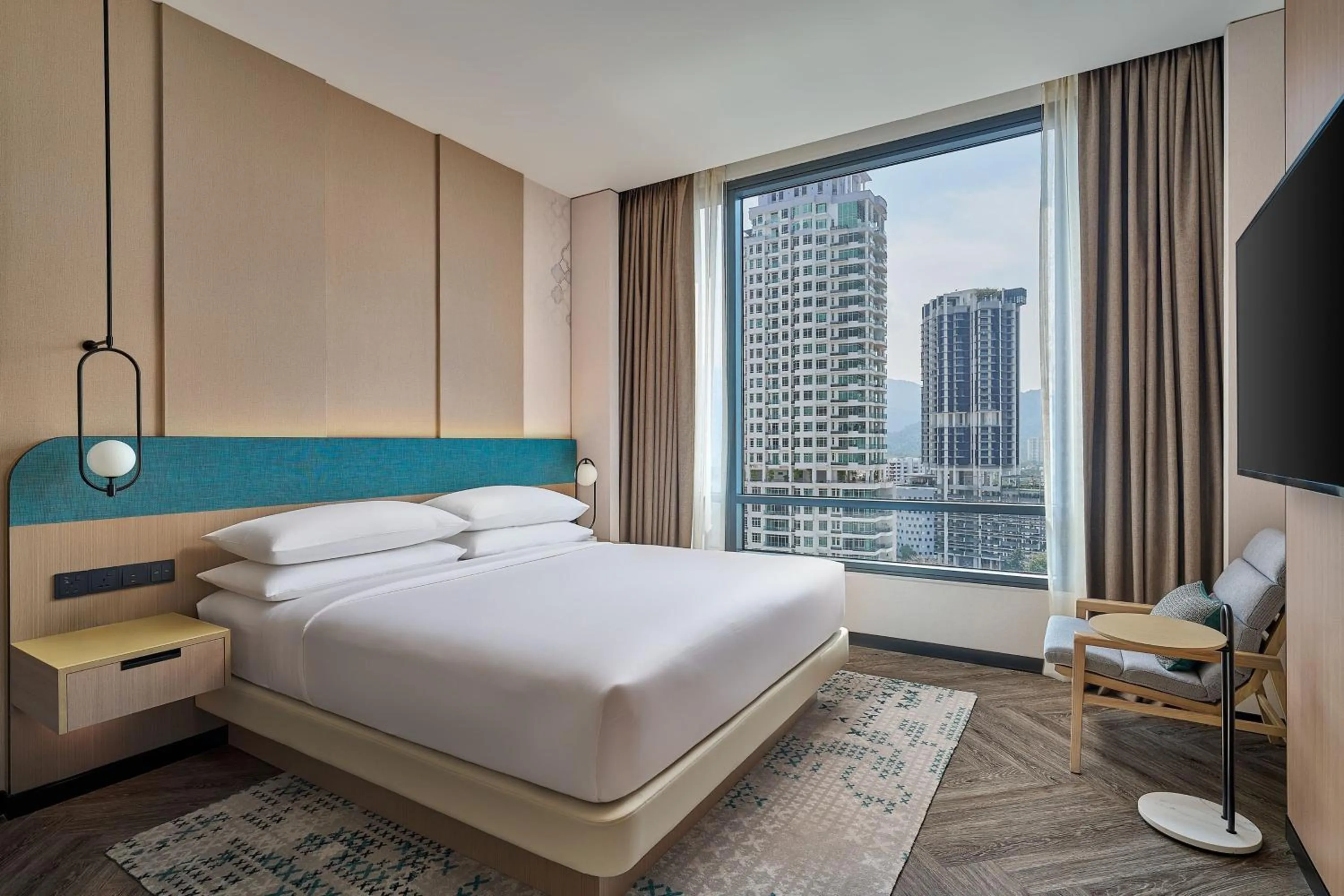 Bedroom, Bed in Penang Marriott Hotel