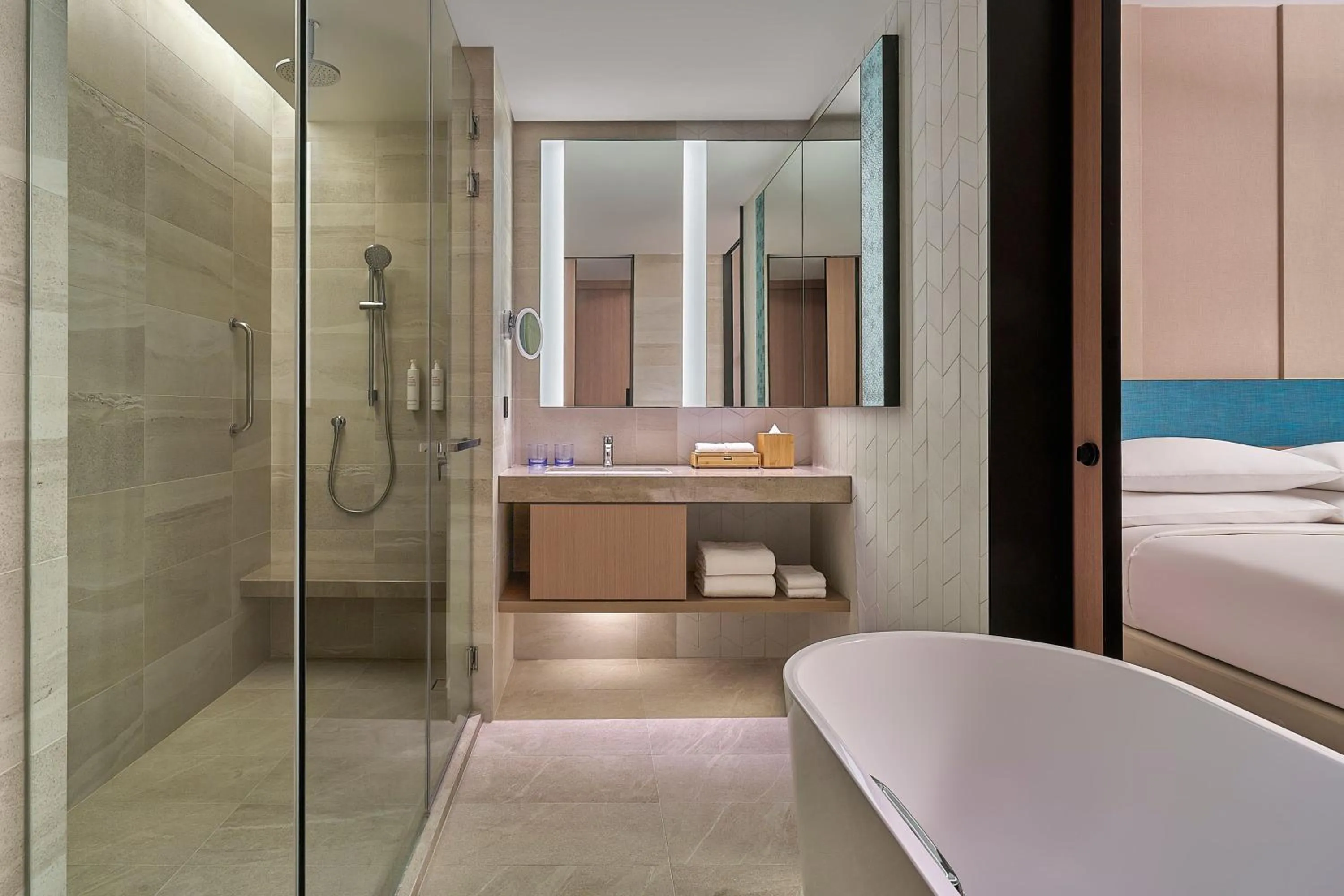 Bathroom in Penang Marriott Hotel