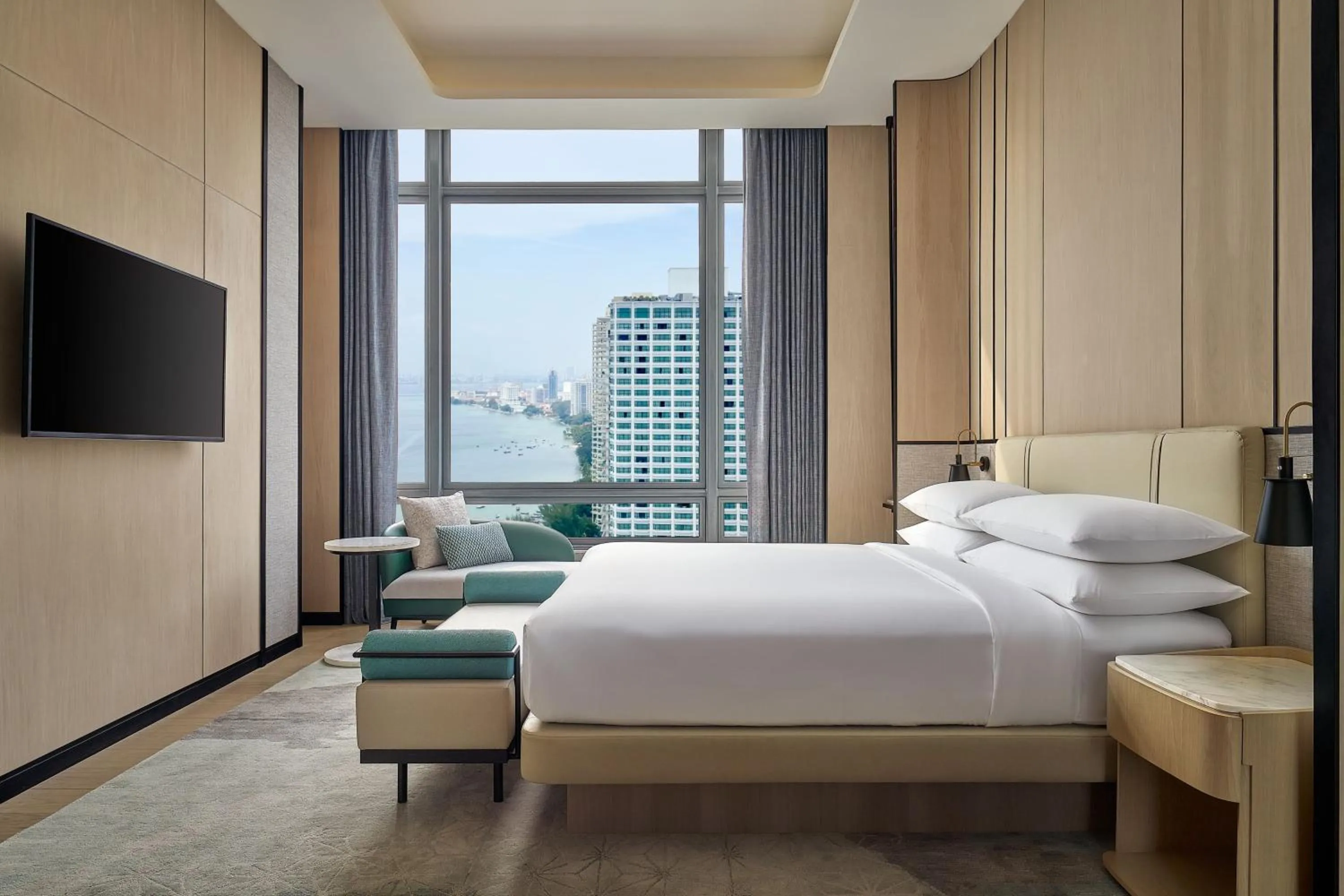 Bedroom, Bed in Penang Marriott Hotel