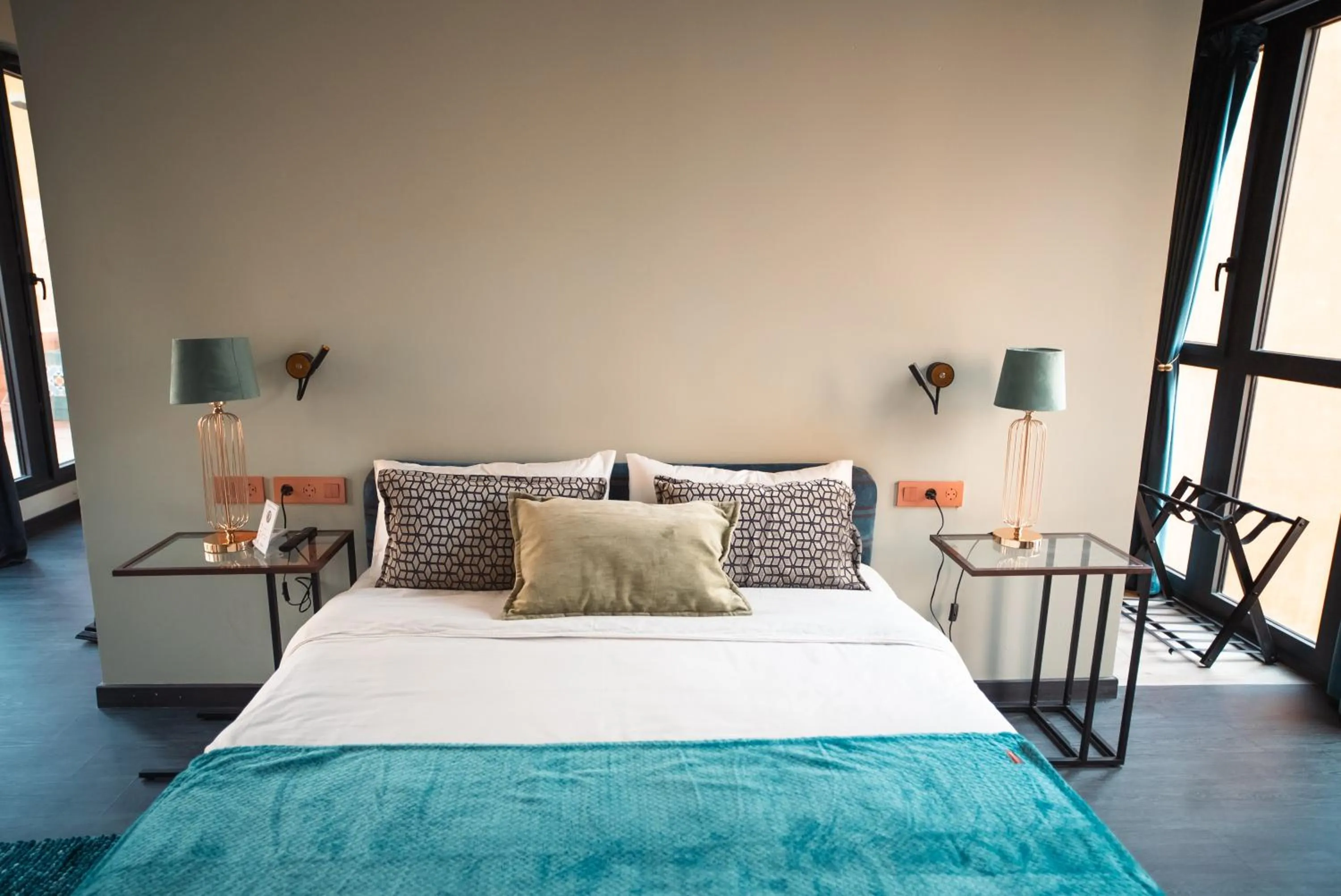 Bed in Hotel Lincoln Lounge