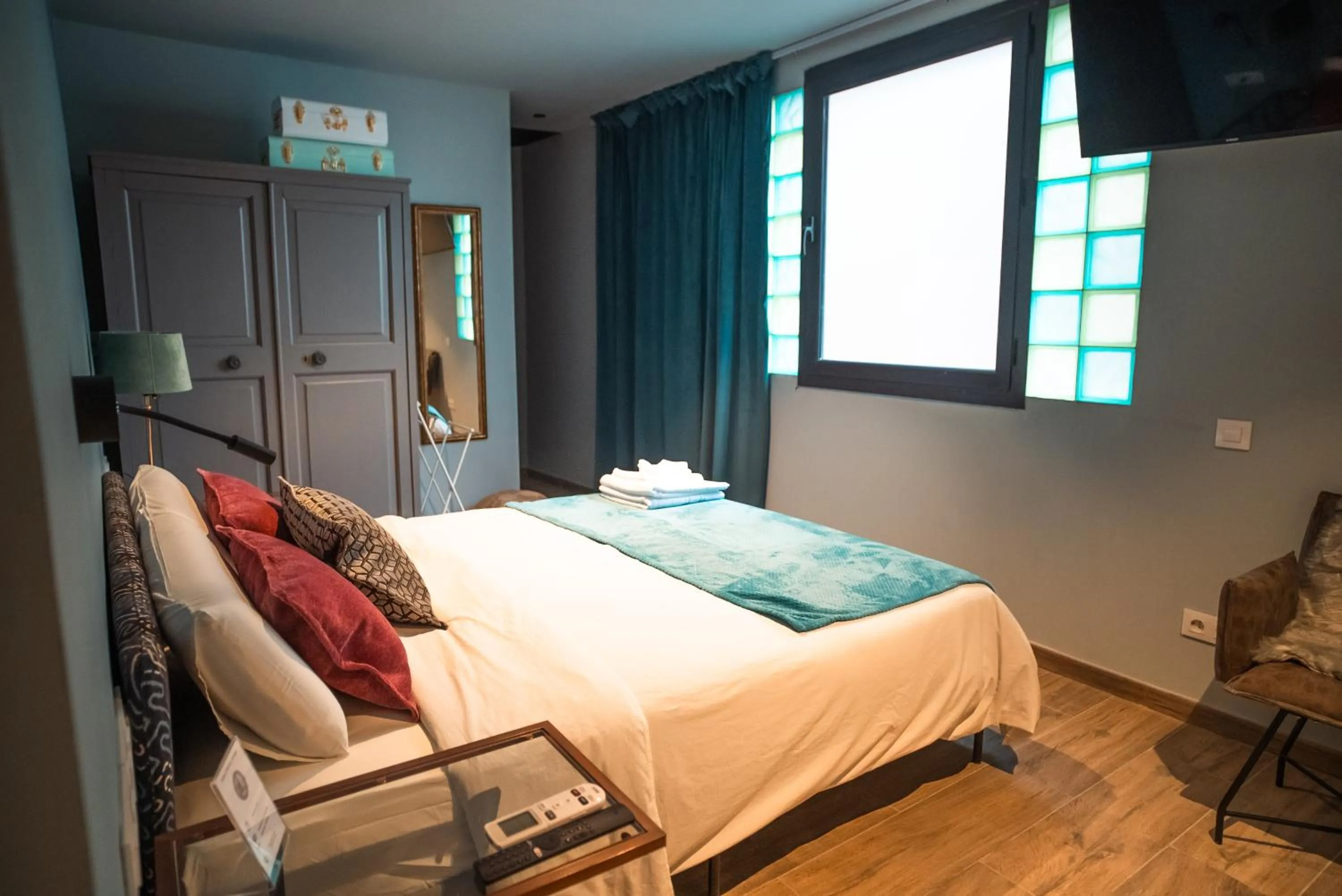 Bed in Hotel Lincoln Lounge