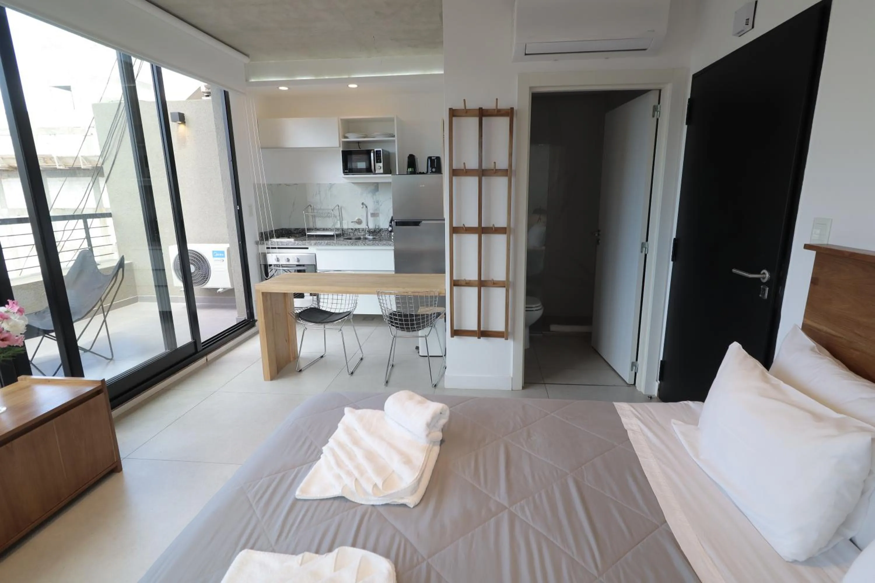 Bed in OWN Belgrano Studios & Suites