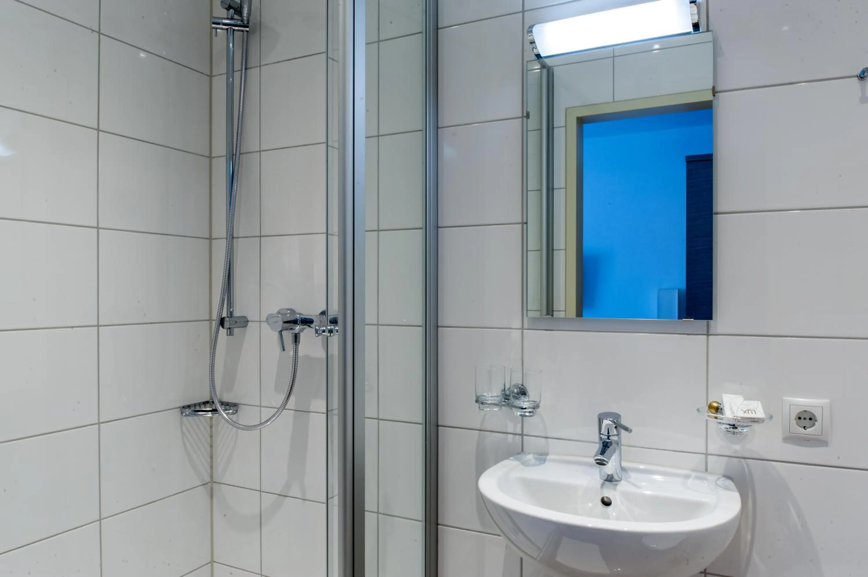 Bathroom in Gästehaus Brugger