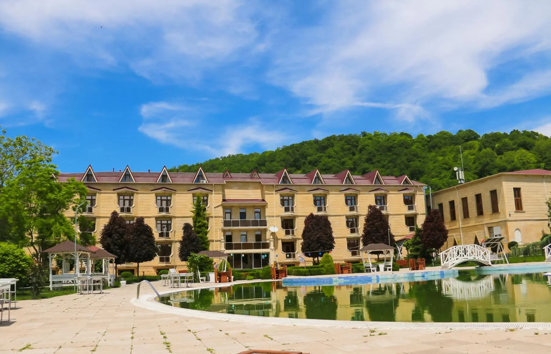 Property building in Gabala Yeddi Gozel Hotel