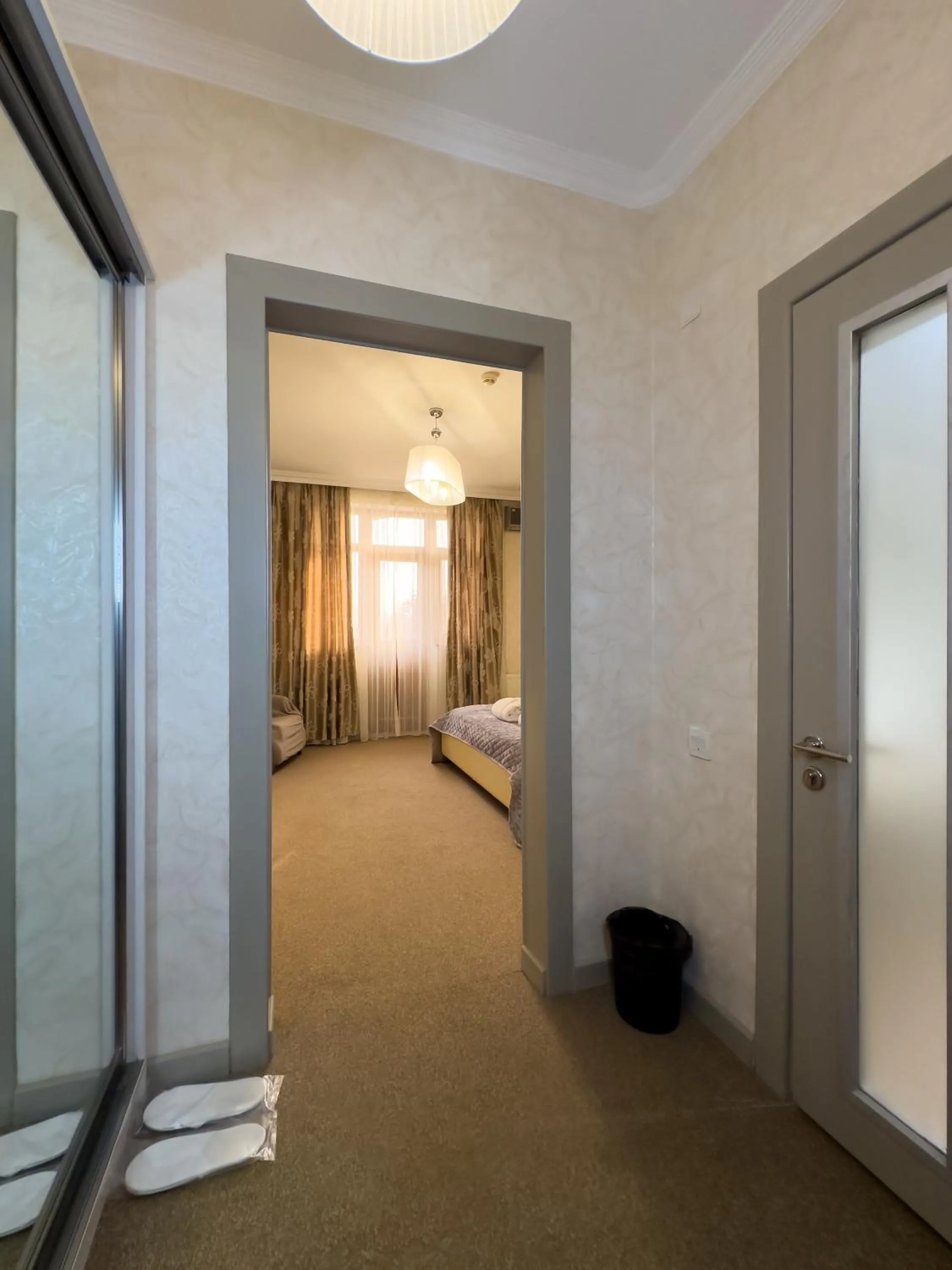 Bed in Gabala Yeddi Gozel Hotel