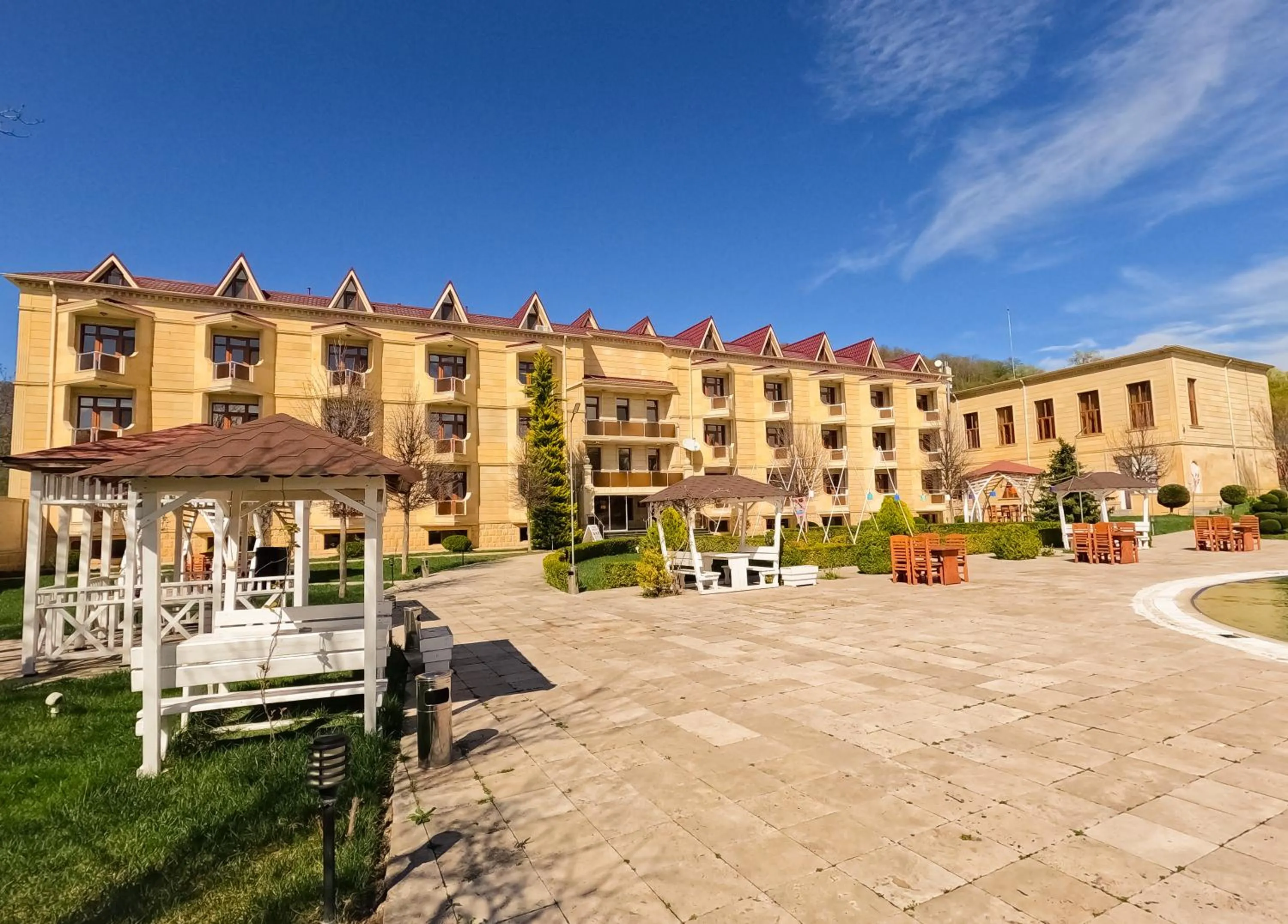 Property building in Gabala Yeddi Gozel Hotel