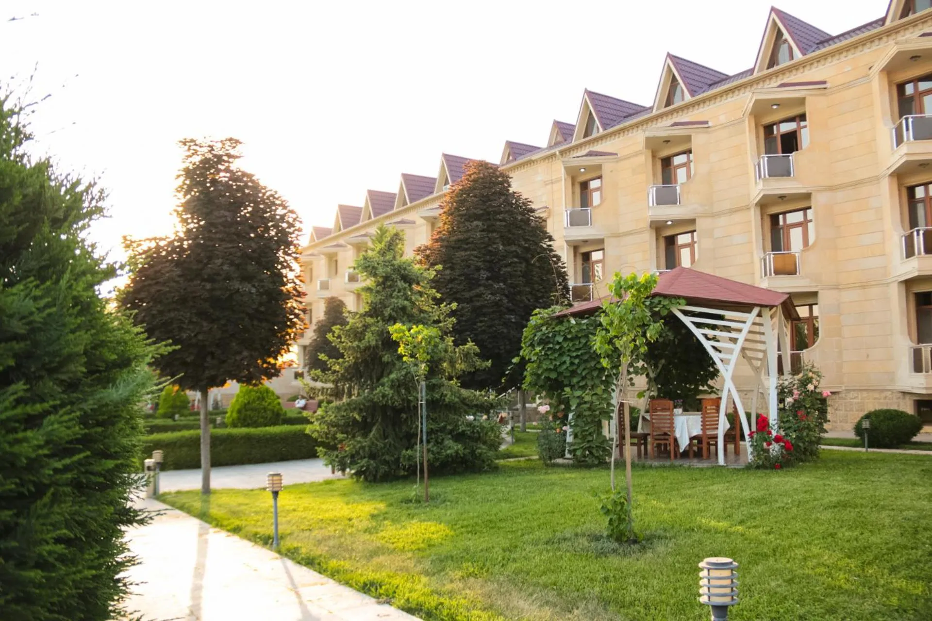 Property building in Gabala Yeddi Gozel Hotel