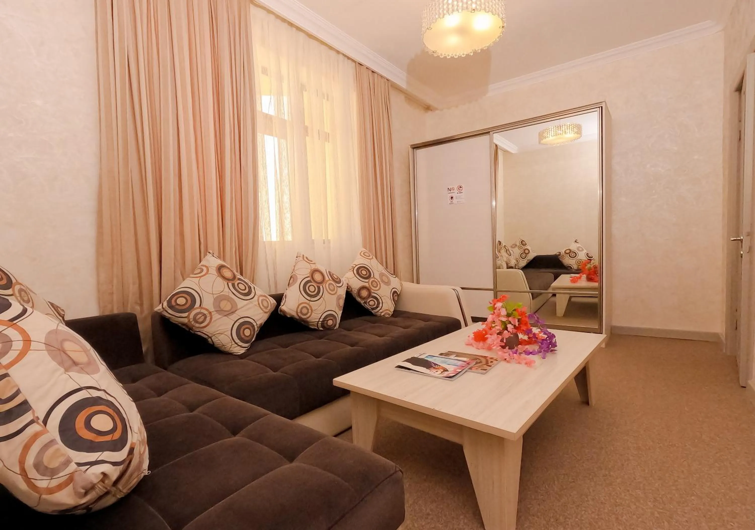 Living room in Gabala Yeddi Gozel Hotel