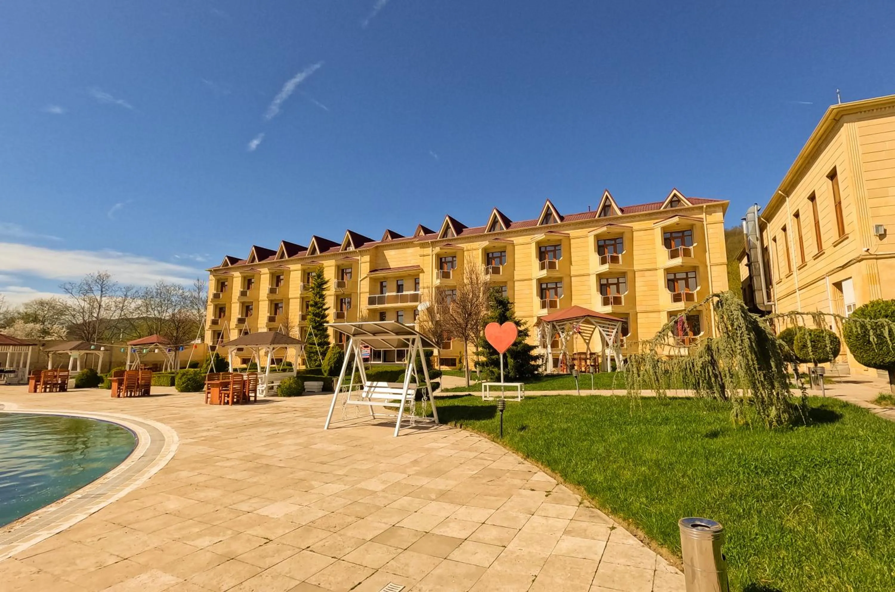 Property building in Gabala Yeddi Gozel Hotel