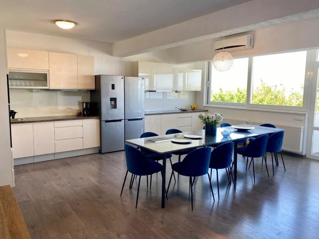 Kitchen or kitchenette in Villa Noura in Makarska, private pool,gym