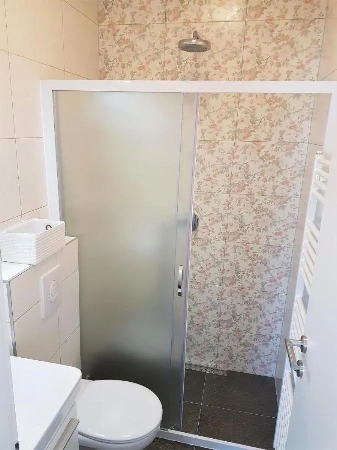 Toilet in Villa Noura in Makarska, private pool,gym