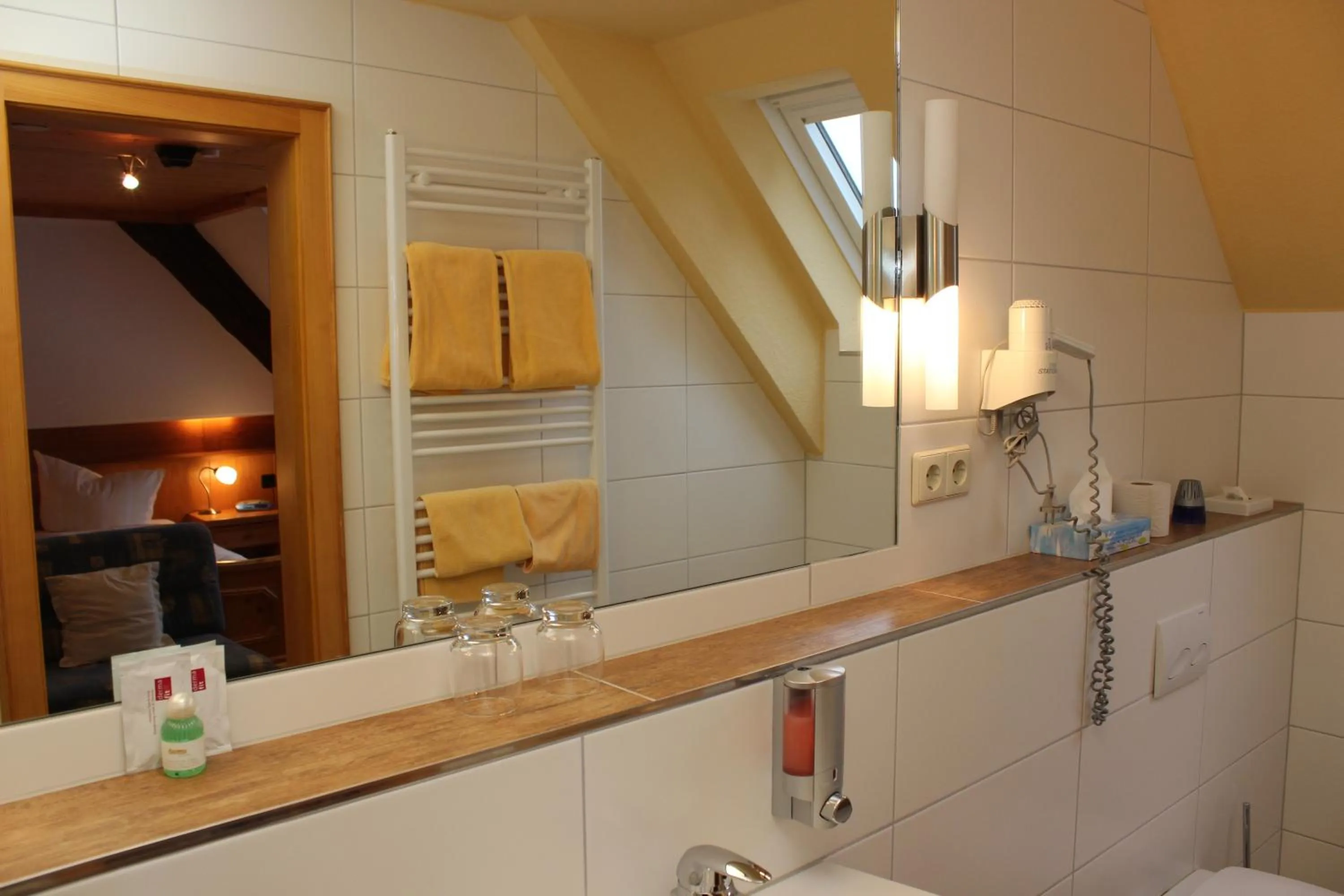 Bathroom in Landgasthof zum Schützen