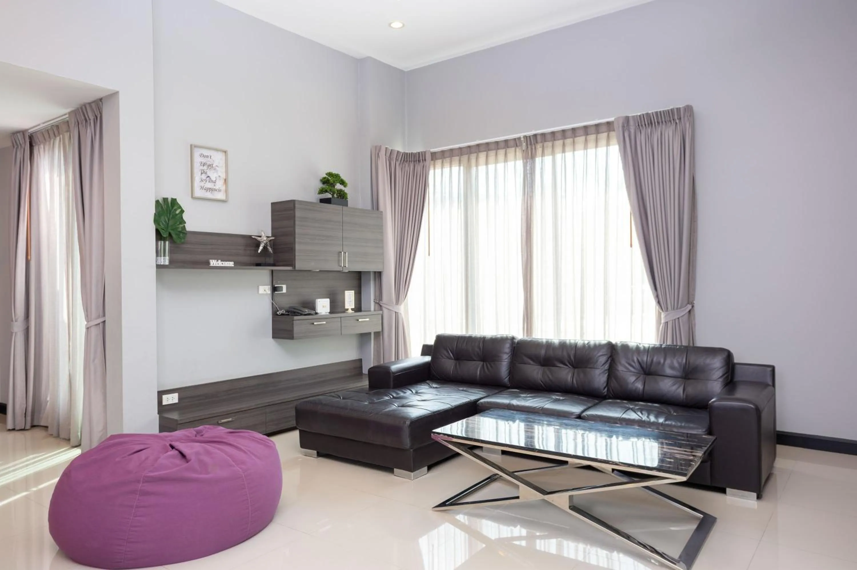 Living room in The Sea-Cret Garden Hua Hin