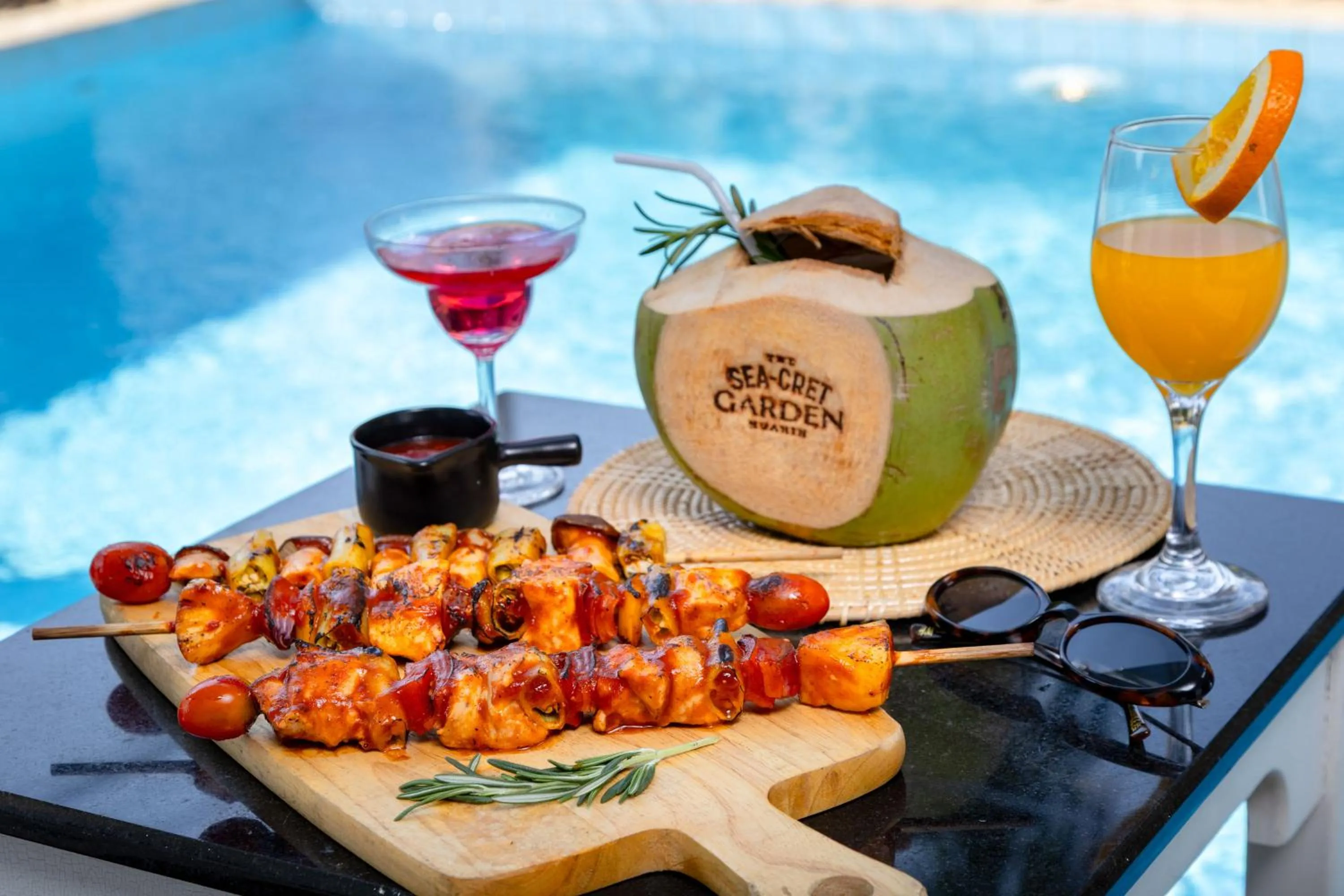 Food and drinks in The Sea-Cret Garden Hua Hin