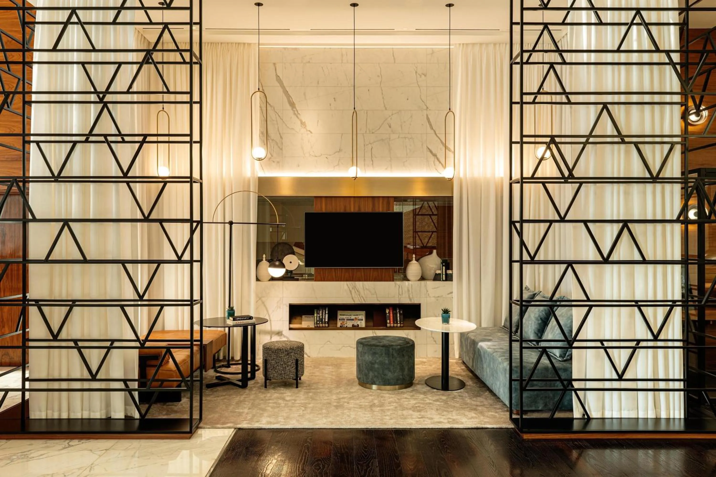 Lobby or reception in Sheraton Grand Hotel, Dubai